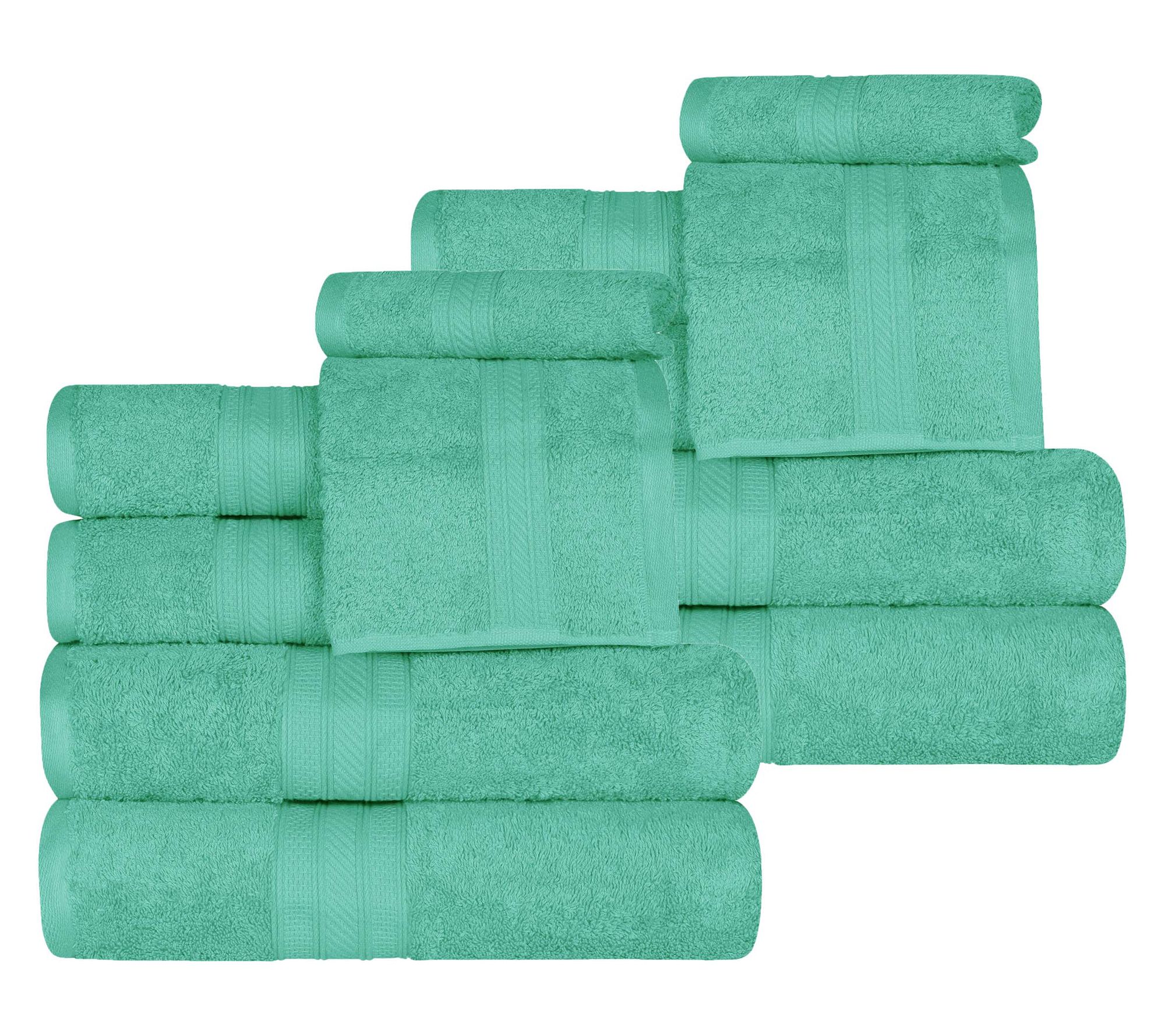 Superior 12-Piece Atlas Cotton Soft Luxury Assorted Towel Set