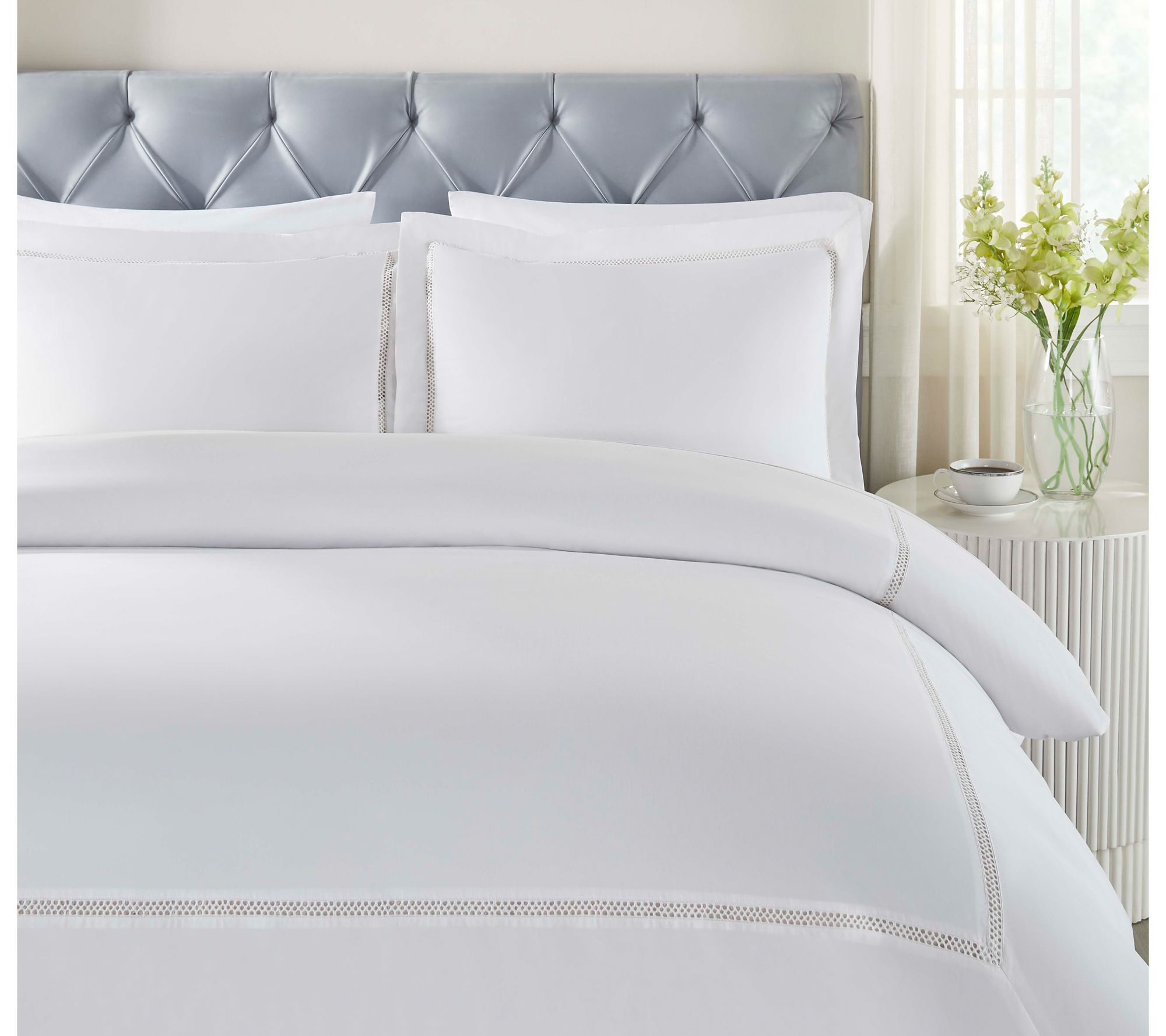 Superior Riverton Cotton Duvet Cover Set, King/Cal King