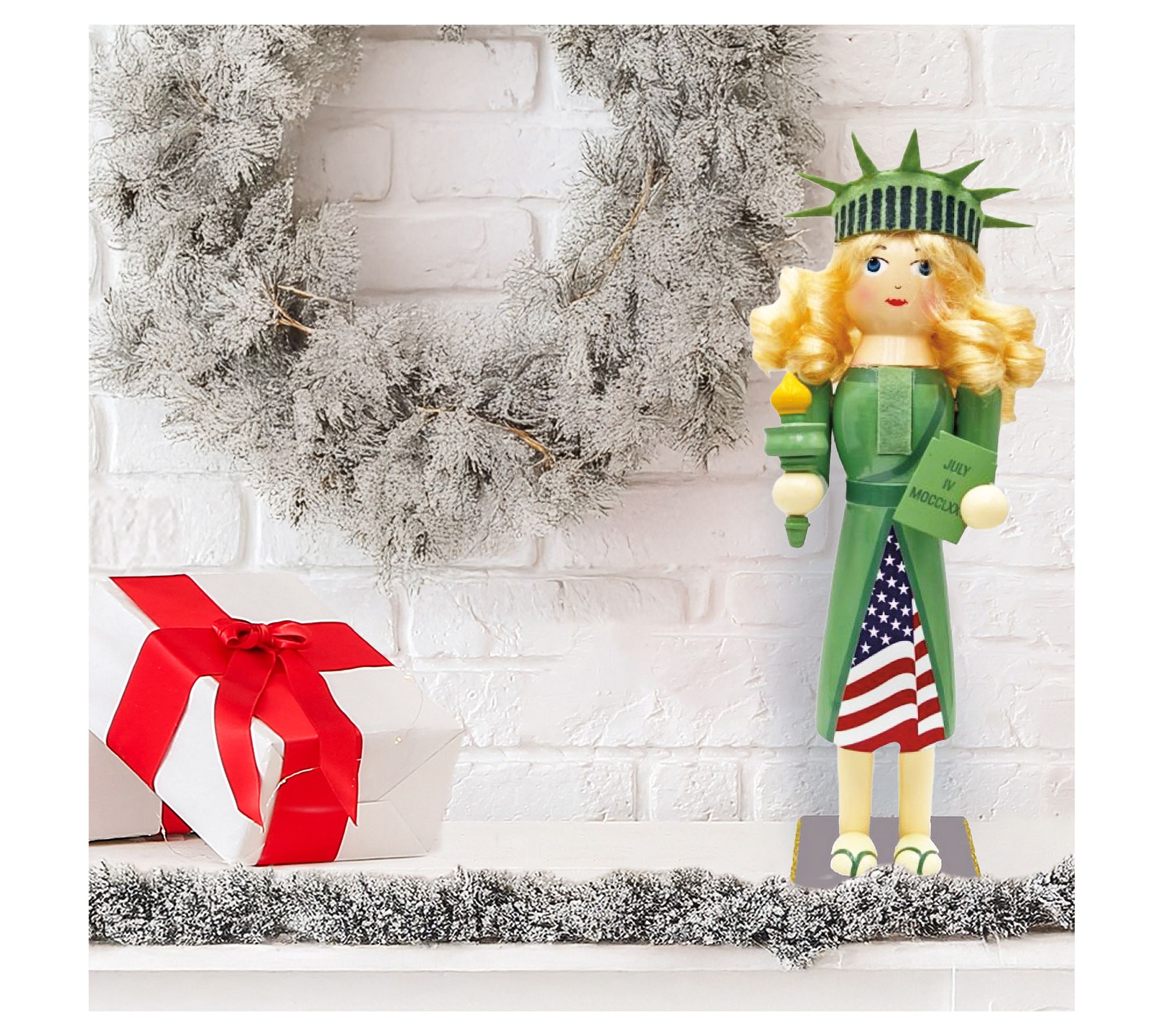 Santa's Workshop 14" Statue of Liberty Nutcracker