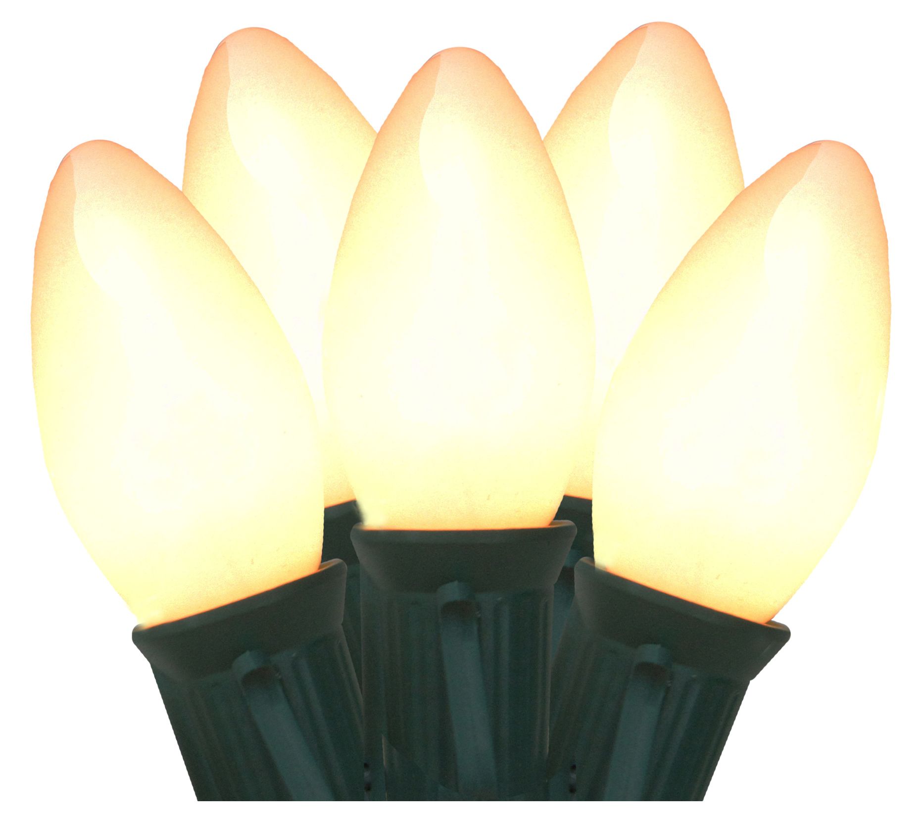 Northlight 25ct Opaque C9 Christmas Light Set 2ft