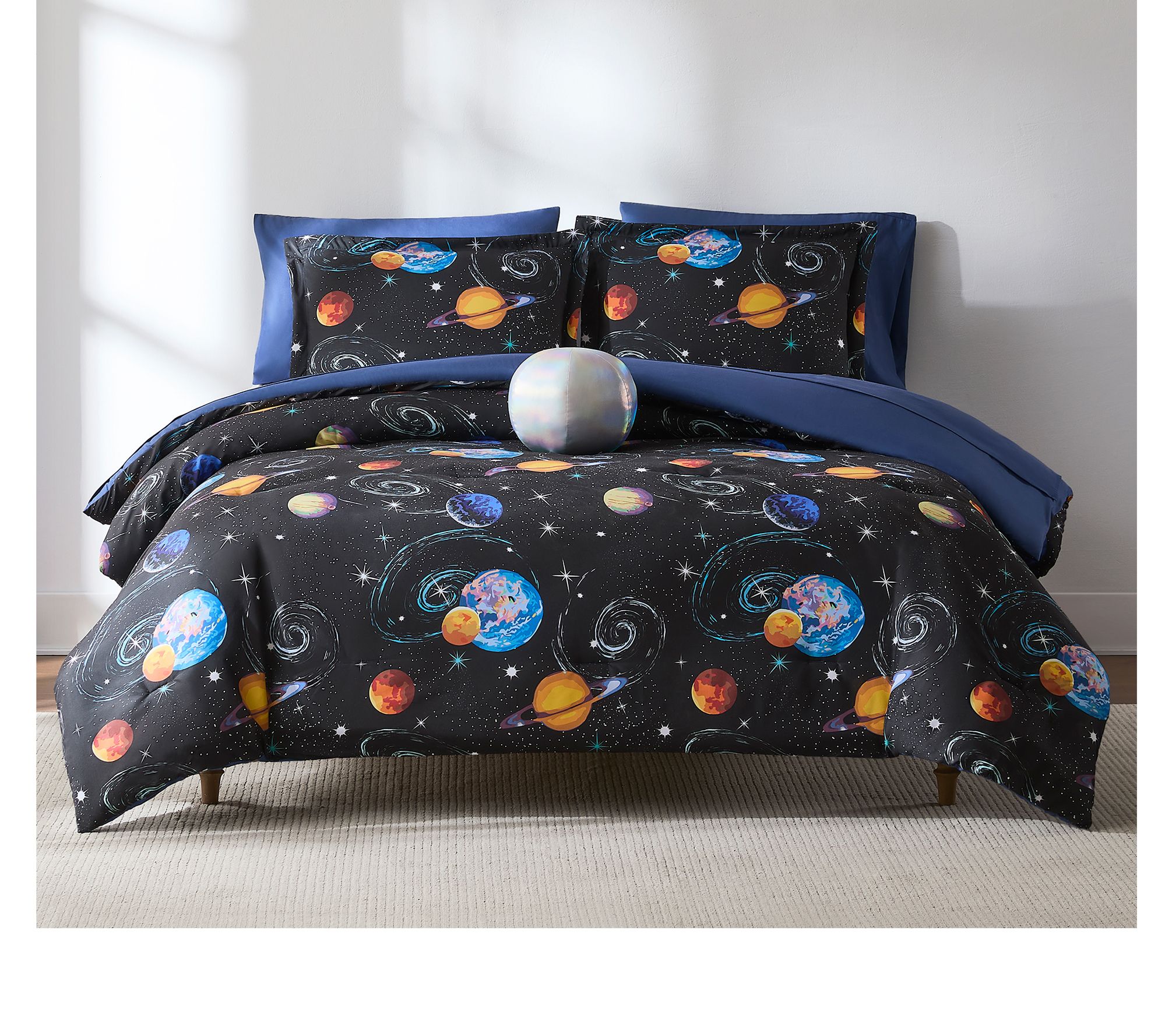 Lush Decor Mysterious Universe Comforter 8Pc Set Queen