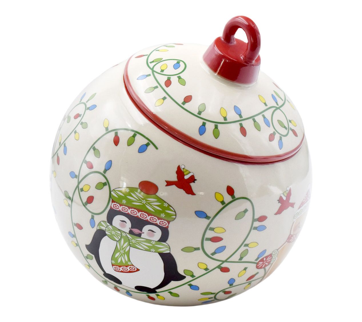 "As Is" Temp-tations Seasonal Cookie Jar w/ Counter- top Canister
