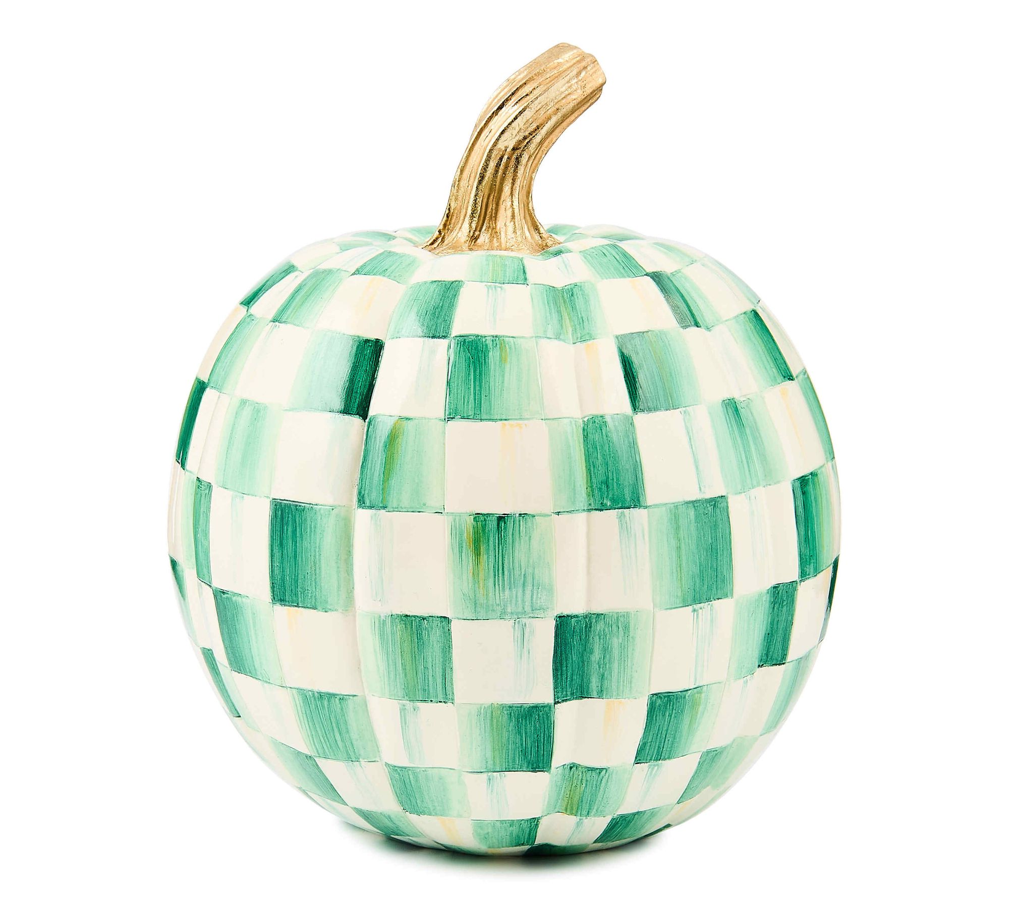 MacKenzie- Childs Small Size Signature Check Pumpkin