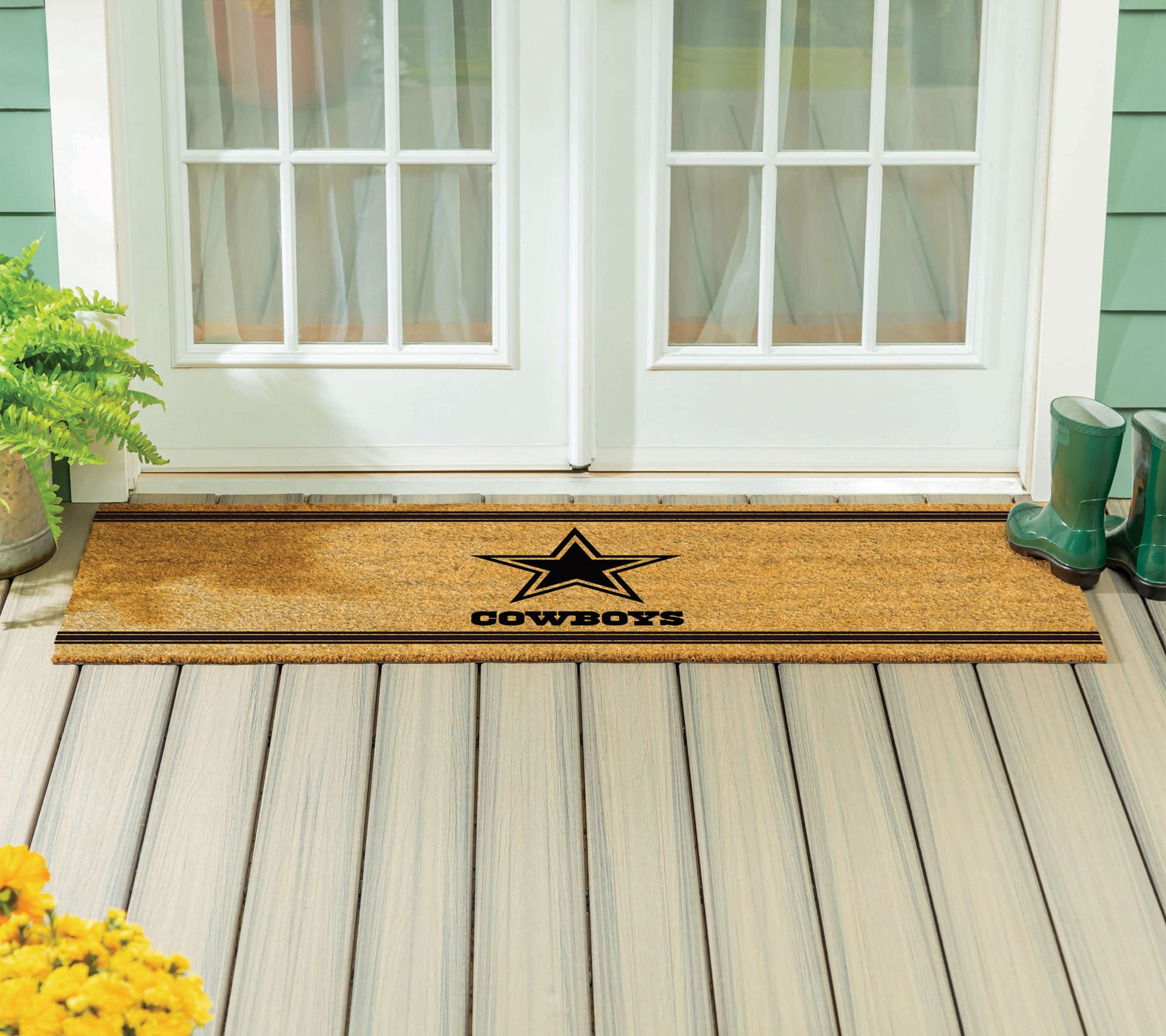 Evergreen Extra Large NFL Team Full Color CoirFiber Doormat