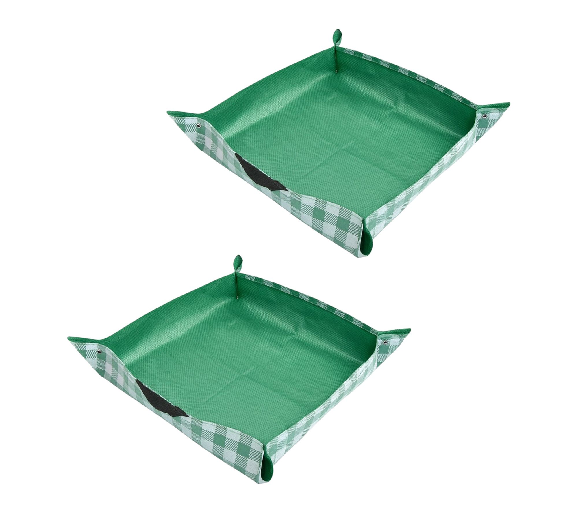DuraSack Set of 2 Gingham 26x26 Repotting Mats