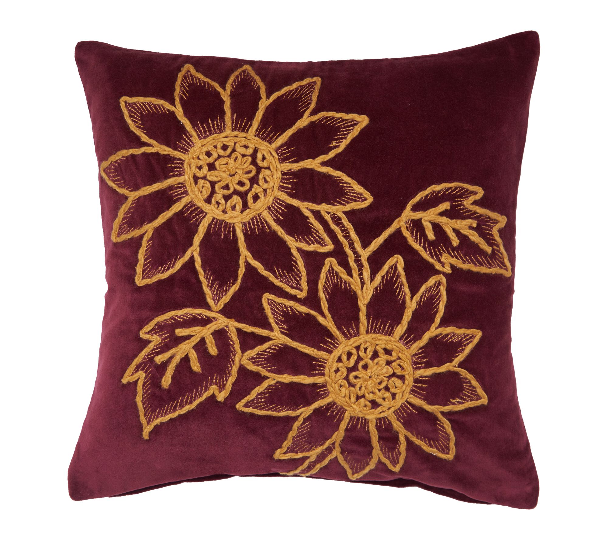 Sunflower Harvest Pillow by Valerie