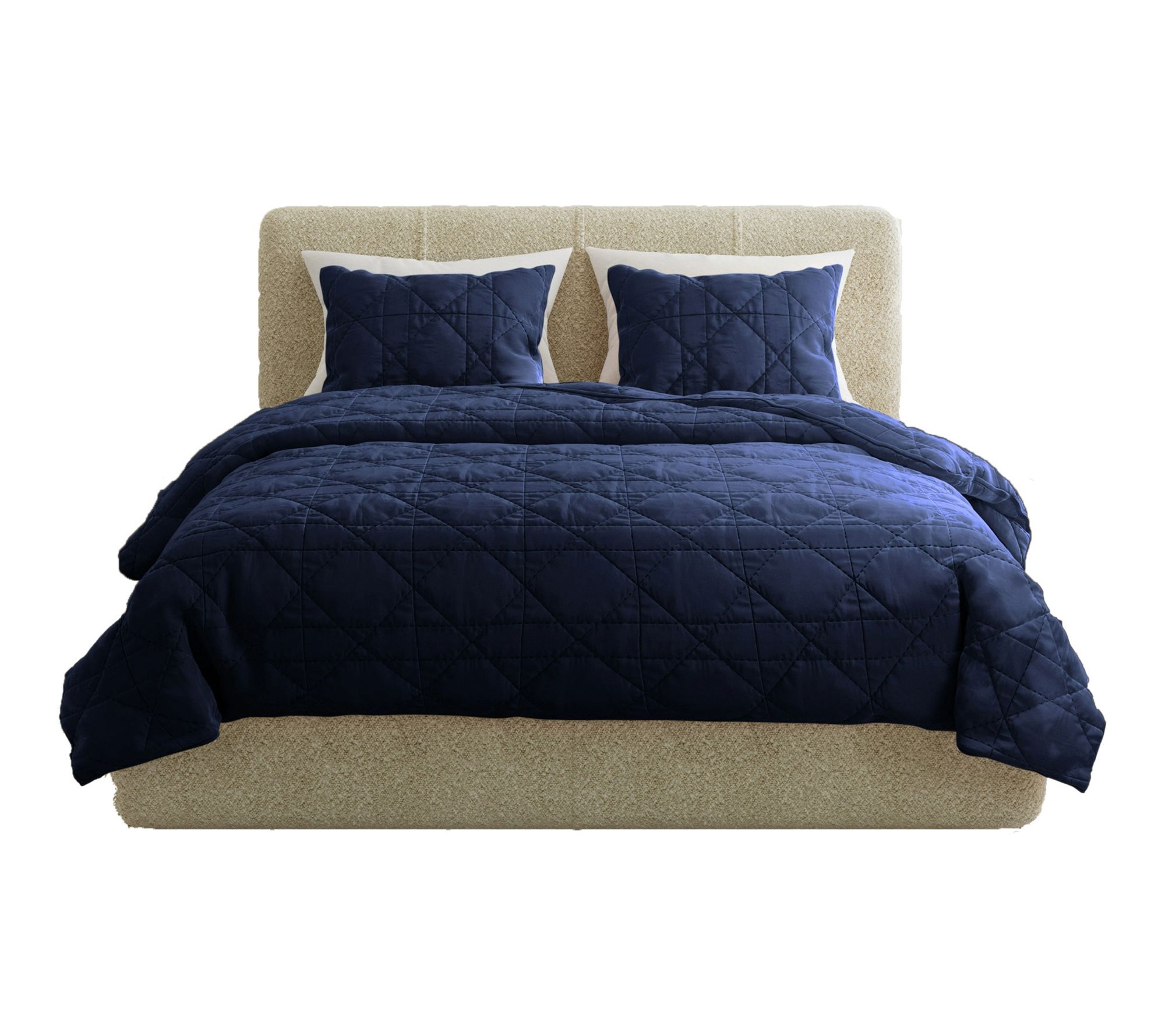 Lavish Home 3-Piece Queen Ultra Soft Quilt Bedding Set