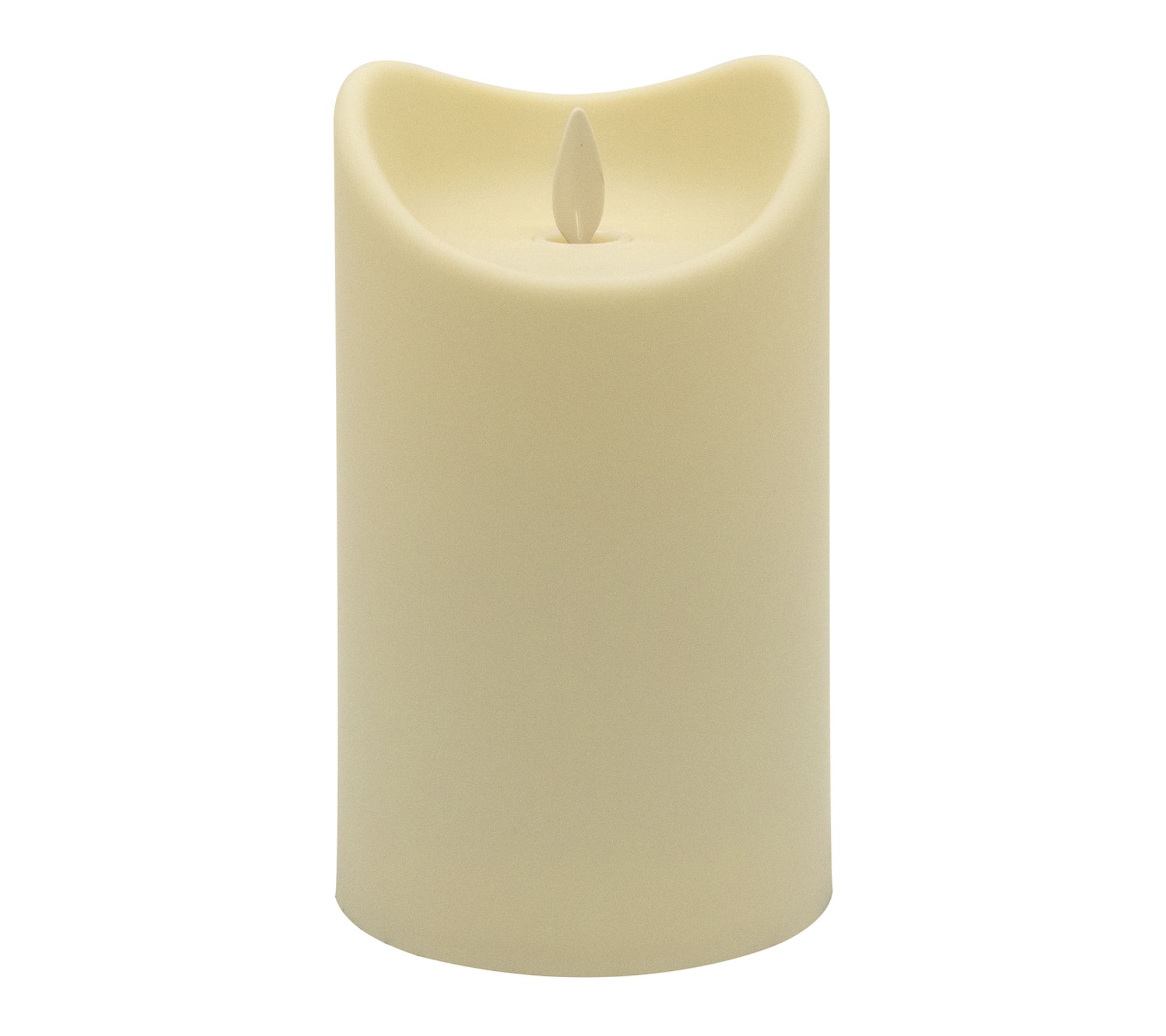LumaBase Battery-Operated 5" Pillar Candle withMoving Flame