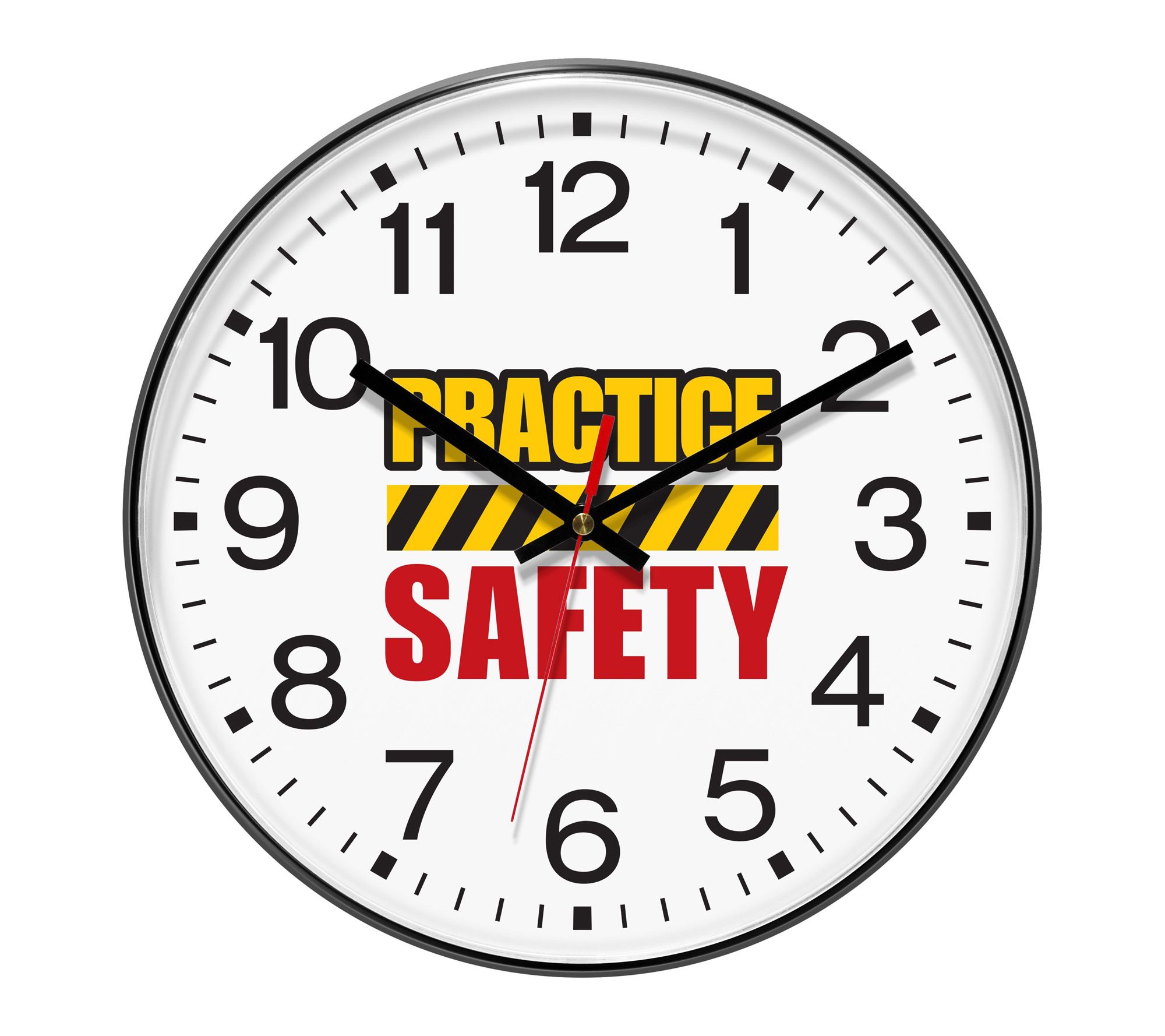 Infinity Instruments Prosaic ITC Practice Safety Clock,Blck,12"