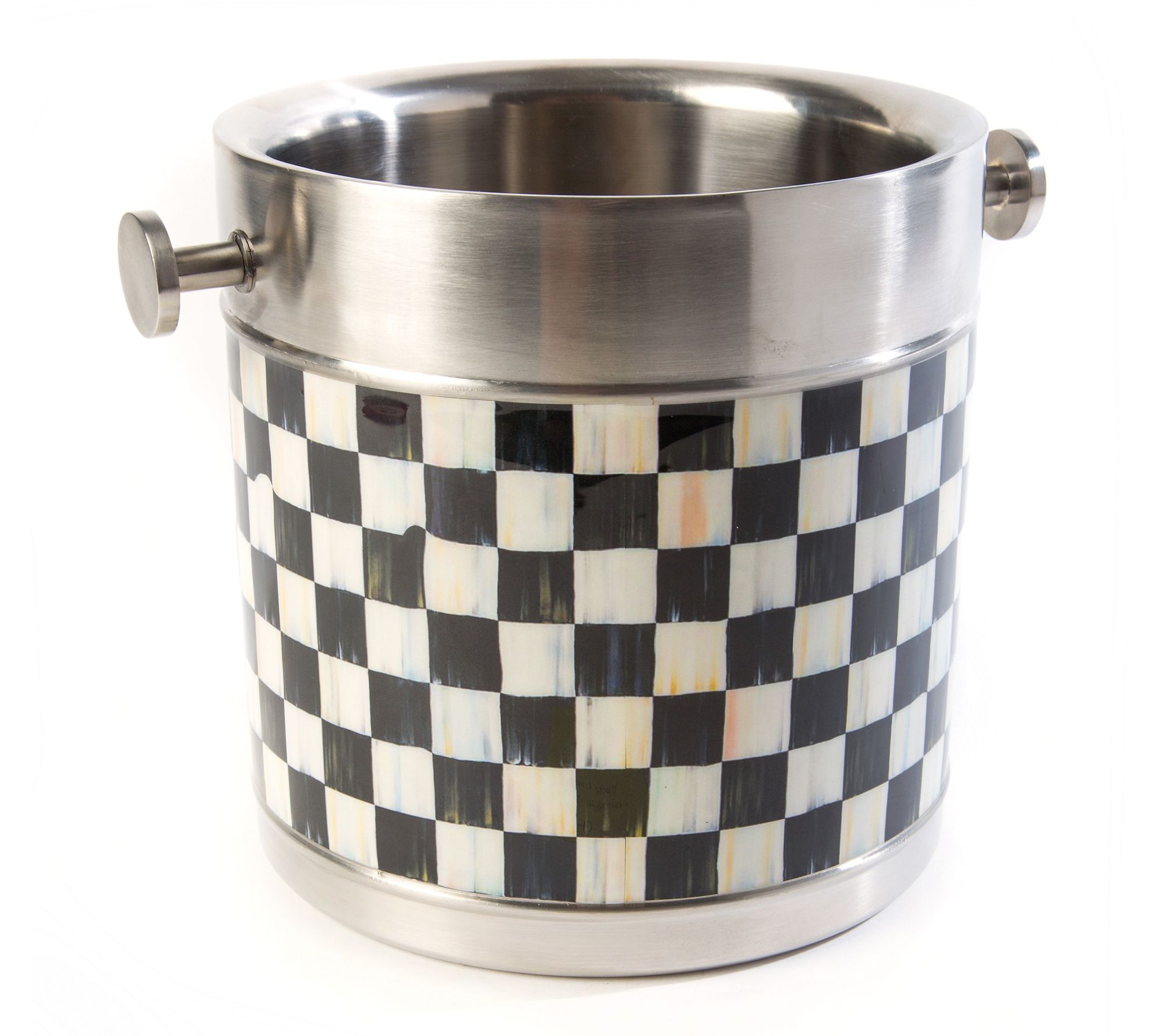 MacKenzie -Childs Check 3260 Ice Bucket