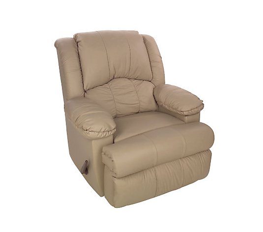 Franklin All Leather Massage Recliner, All Leather Recliners