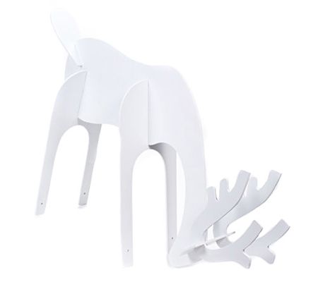 36 Wooden Reindeer Outdoor Decoration Qvc Com