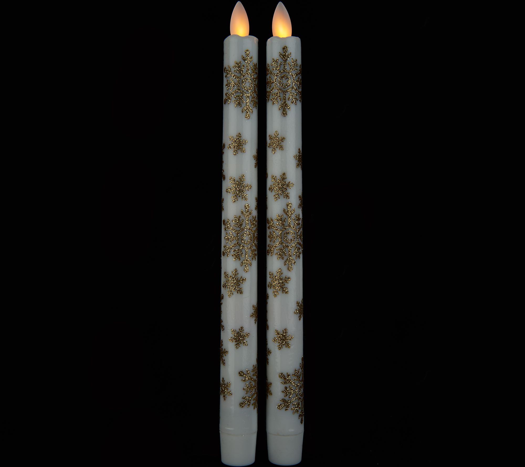 Candle Impressions Set of 2 Mirage Flameless Taper Candles