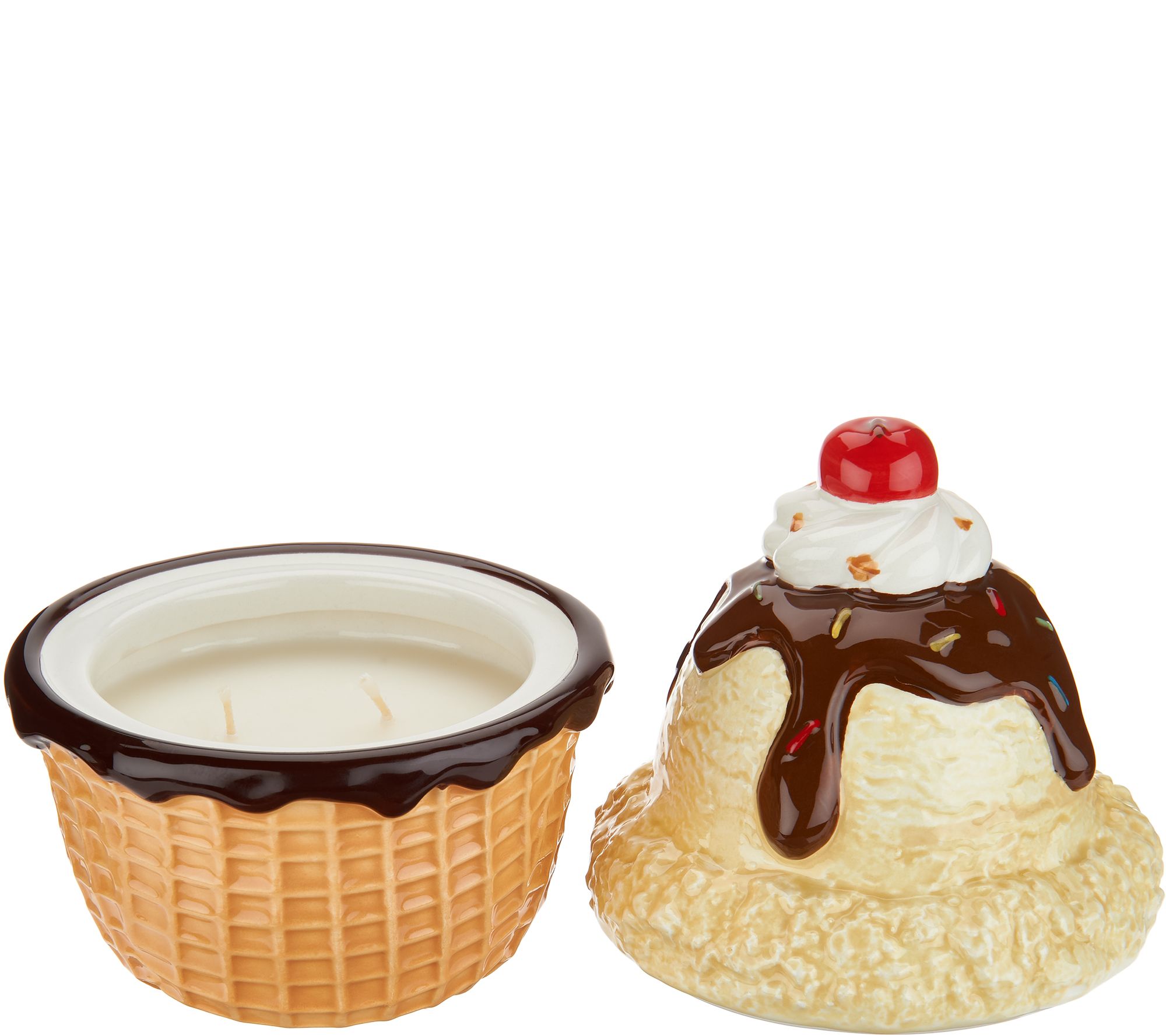 Set Of 4 Waffle Cone Ice Cream Cups - IQ Accessories