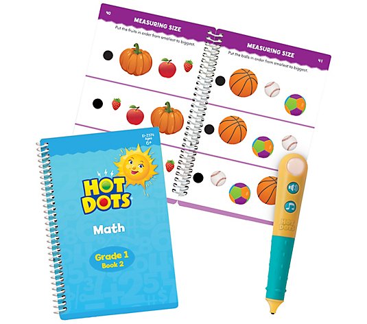 Hot Dots Jr. Grade 1 Math Set w/ Pen by Educational Insights