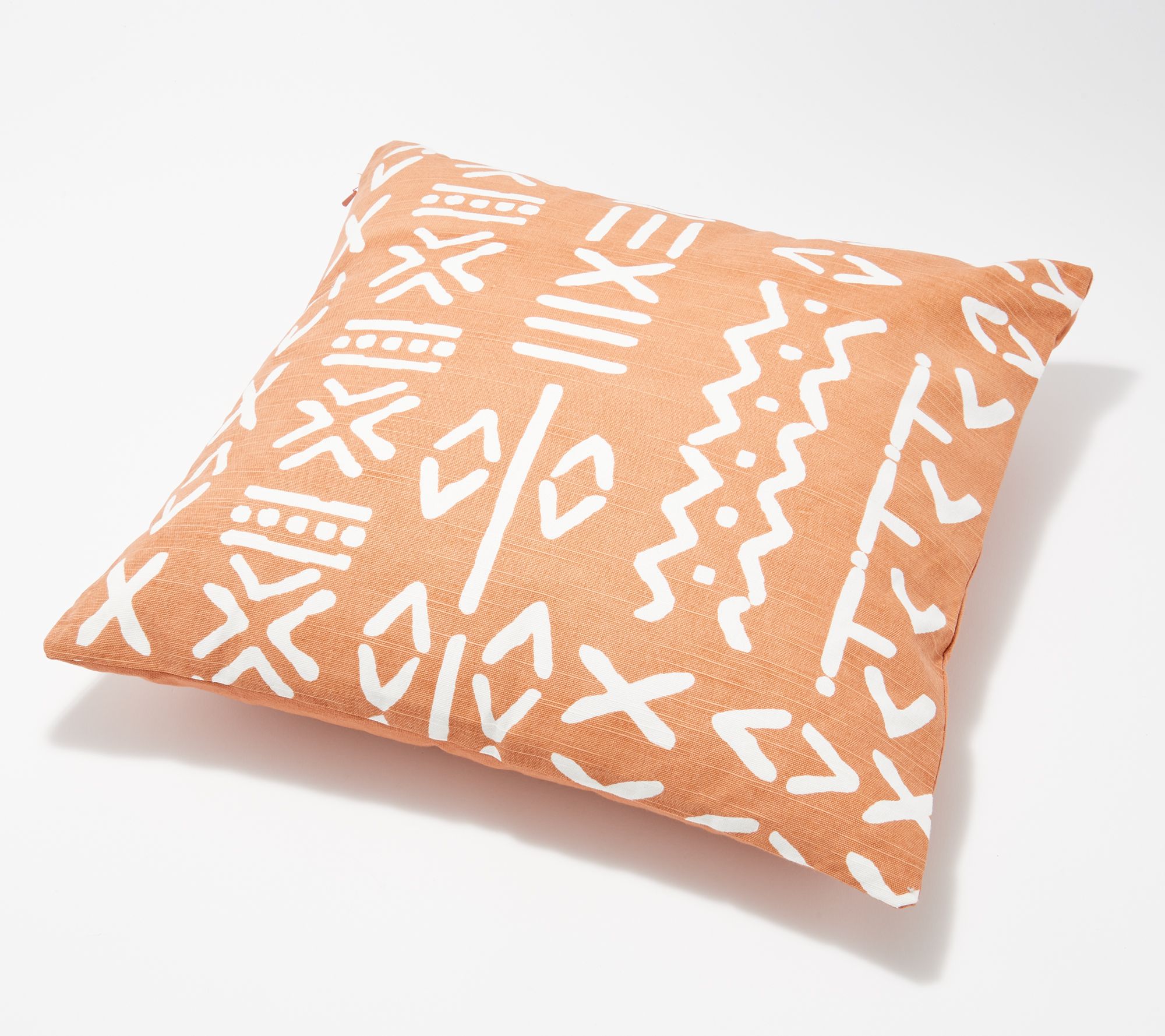 Home Reflections Cotton Slub Printed Dec Pillow