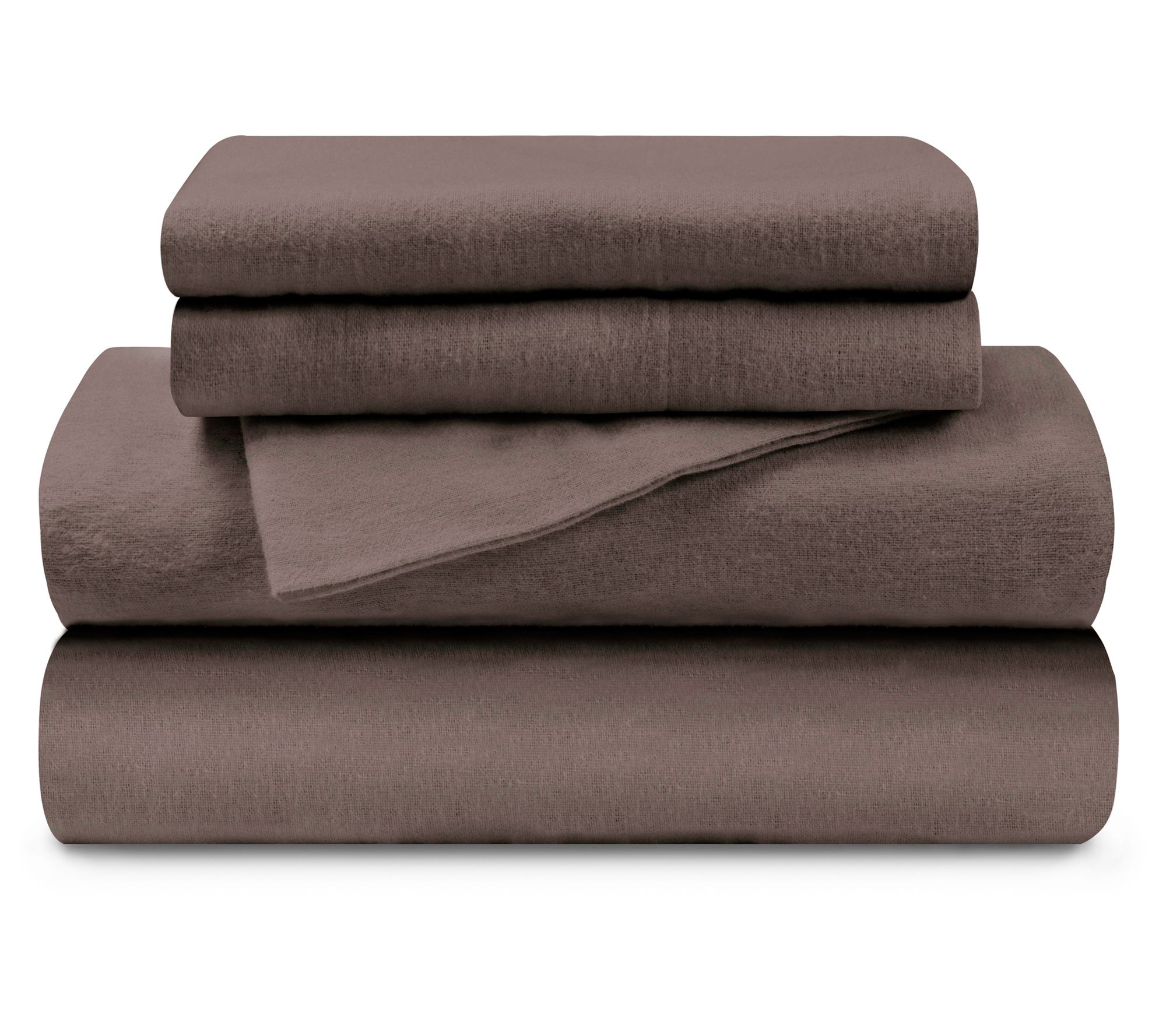 Superior Solid Cotton Flannel Sheet Set, California King