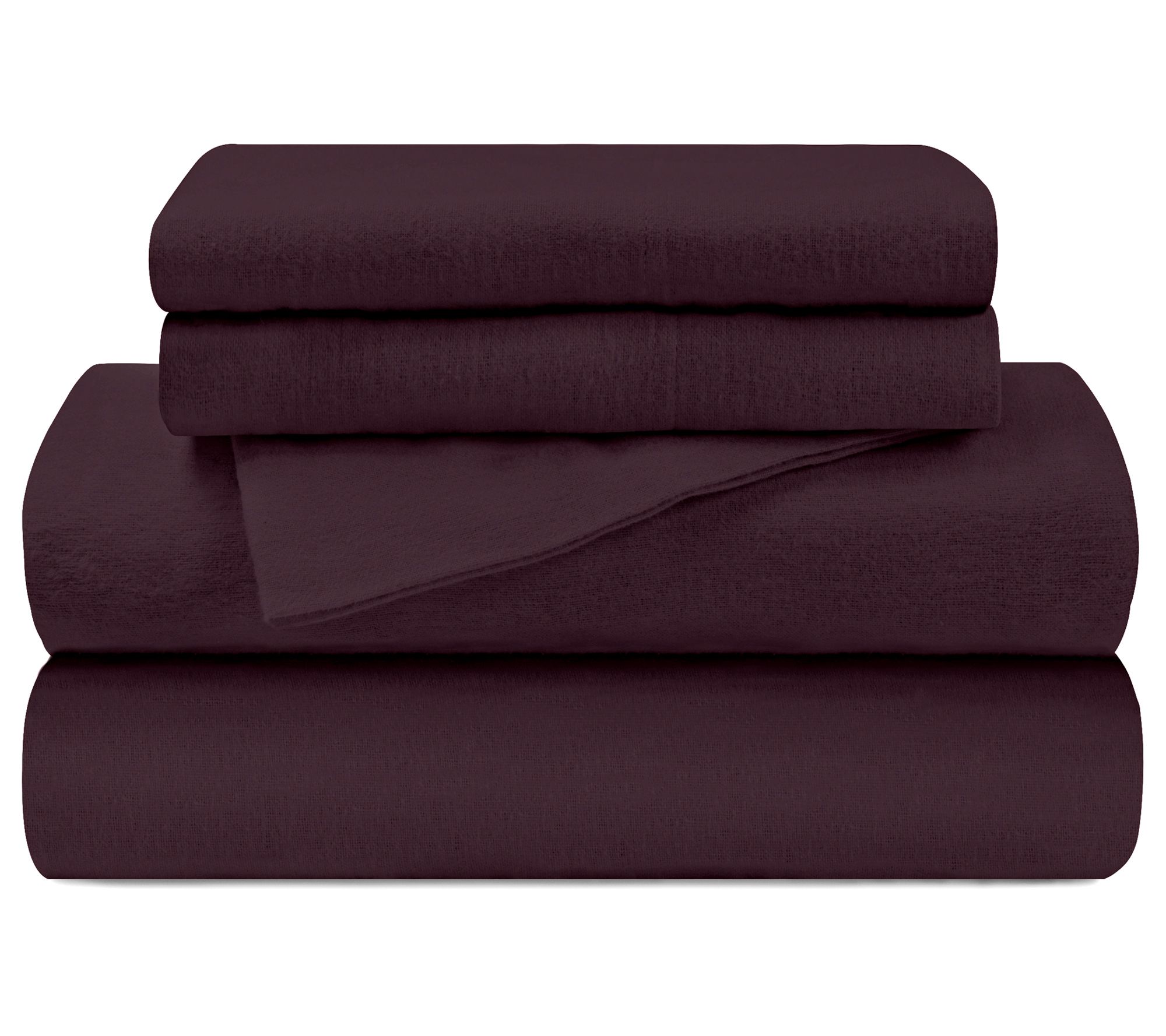 Superior Solid Cotton Flannel Sheet Set, California King