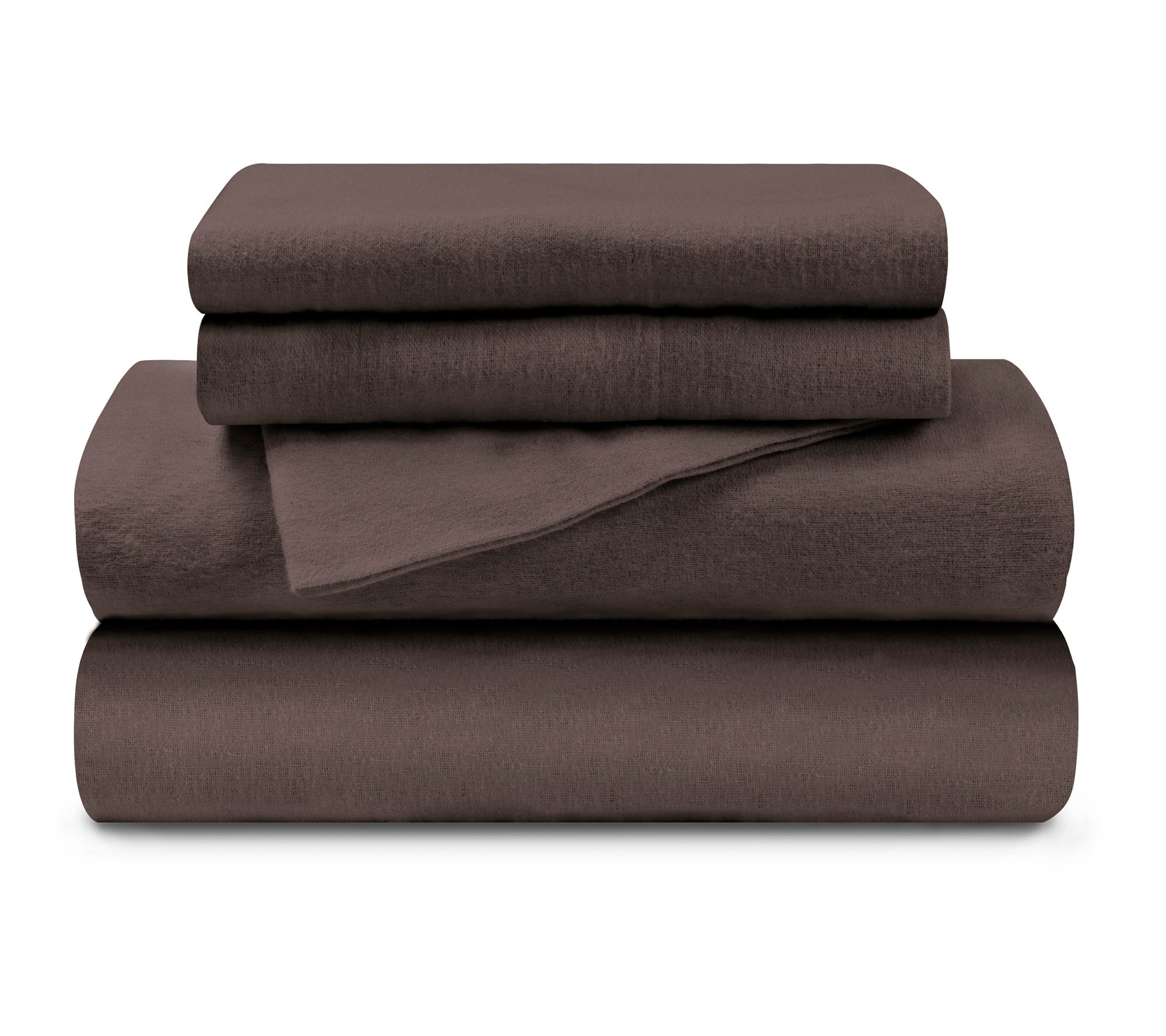 Superior Solid Cotton Flannel Sheet Set, California King