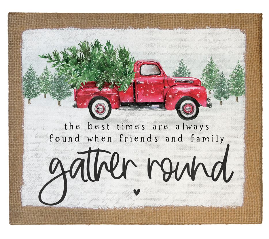 Gather Round Truck Canvas By Sincere Surroundings