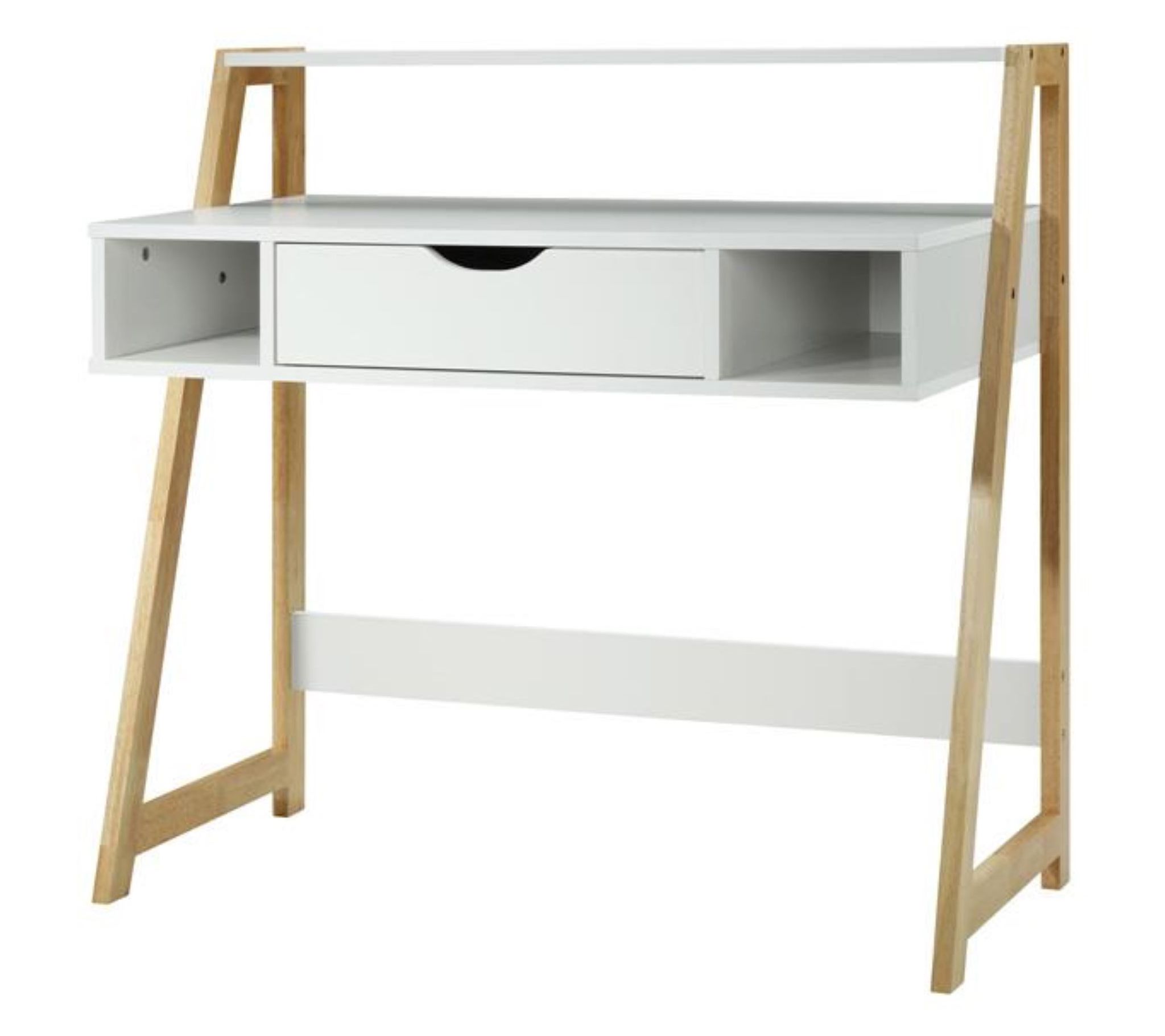 Manhattan Comfort Palermo Classic L Desk White