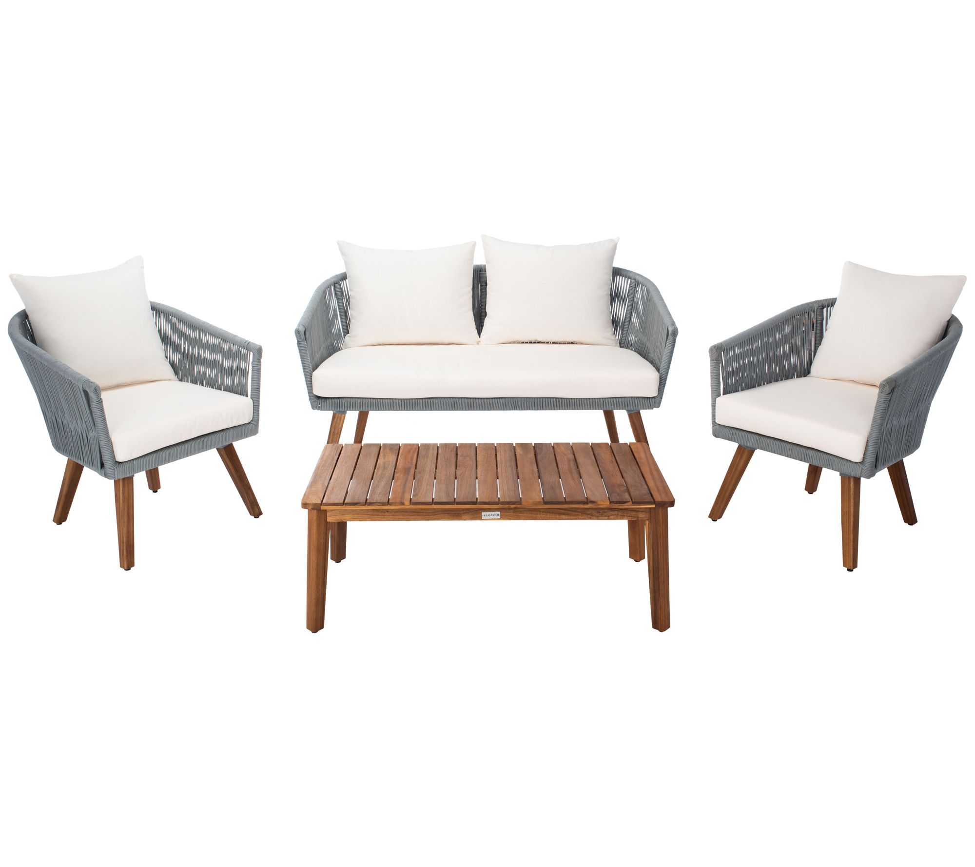 Velso 4 Piece Outdoor Living Set by Safavieh
