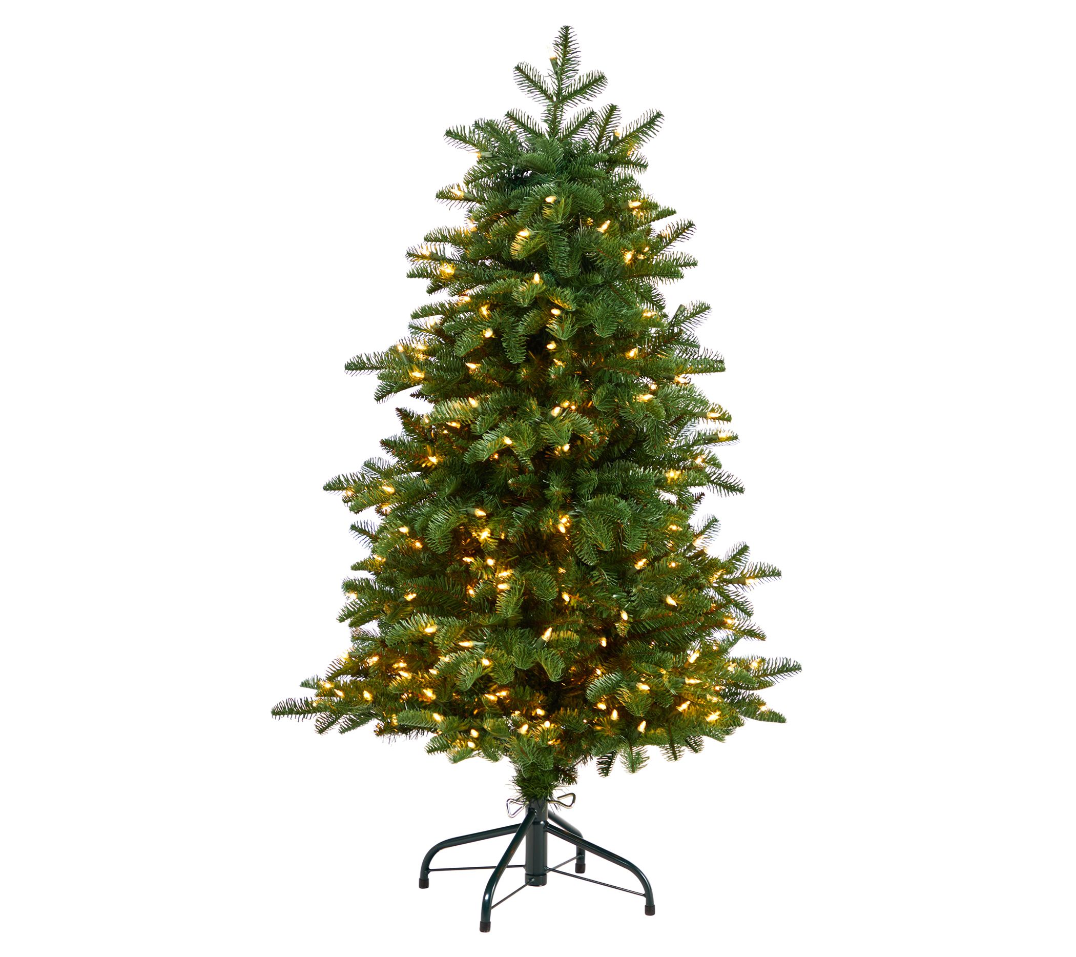 Nearly Natural 4 Ft. South Carolina Fir Tree w/250 LED - QVC.com