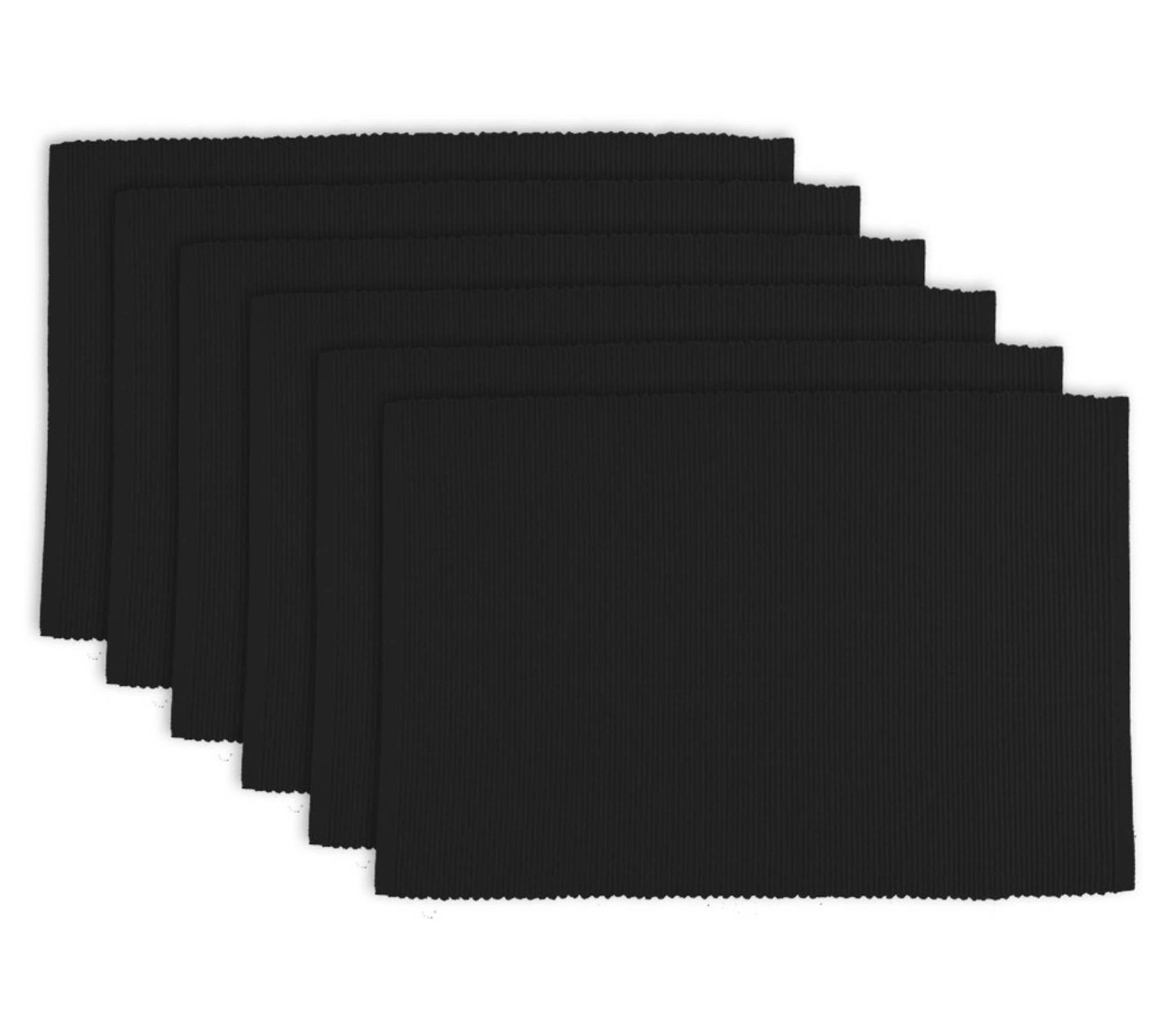 Design Imports Ribbed Placemat Set of 6
