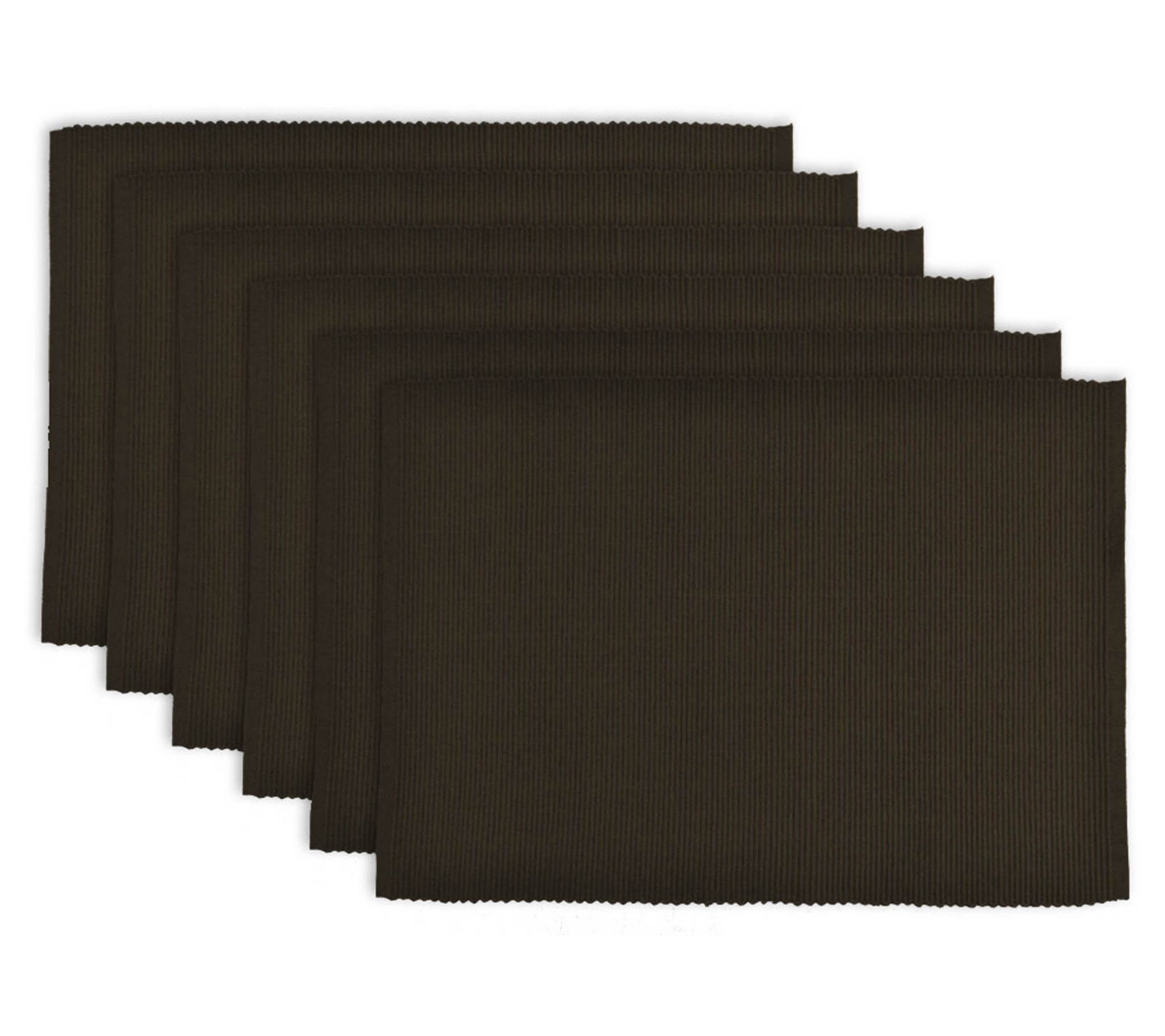 Design Imports Ribbed Placemat Set of 6