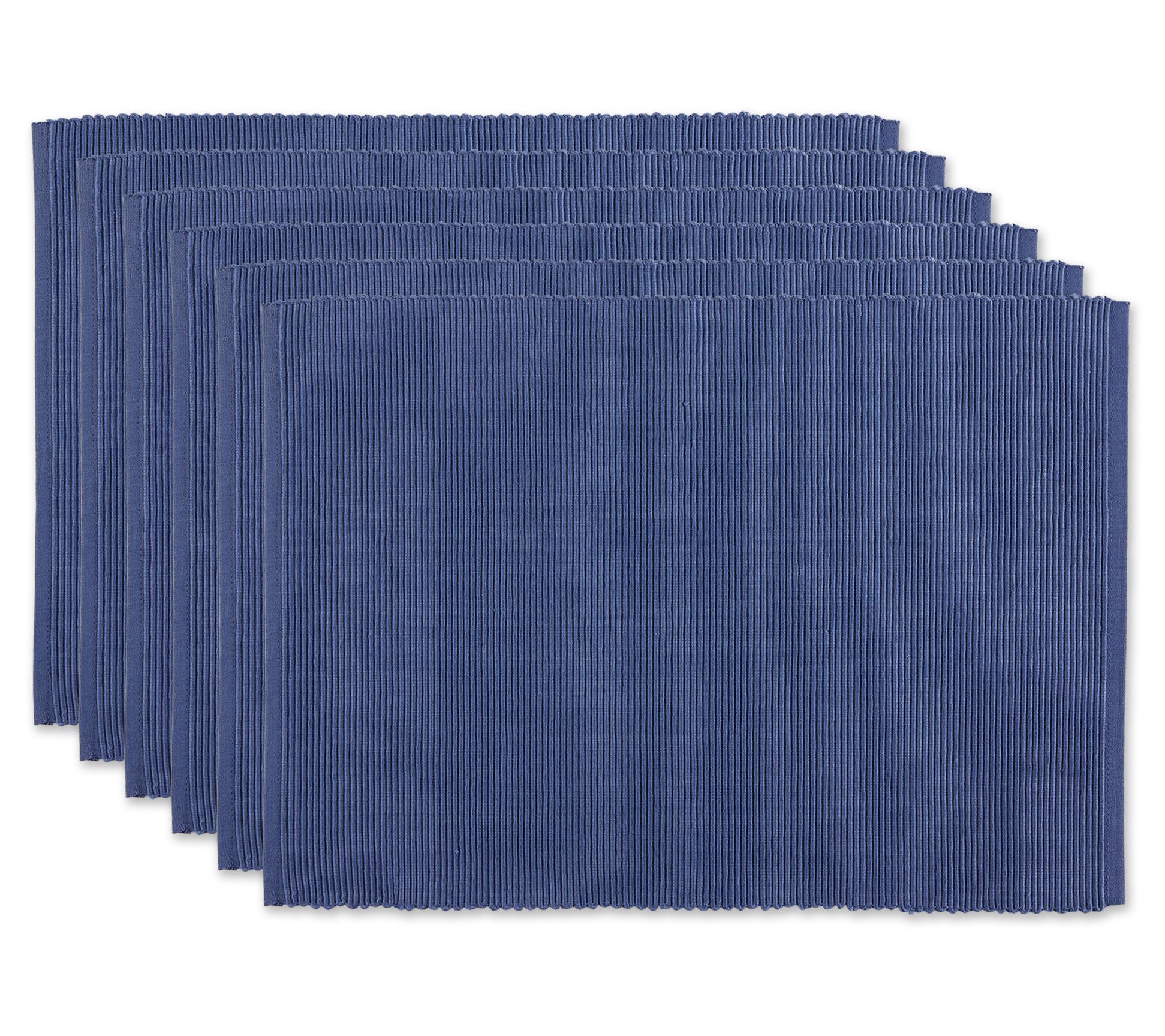 Design Imports Ribbed Placemat Set of 6