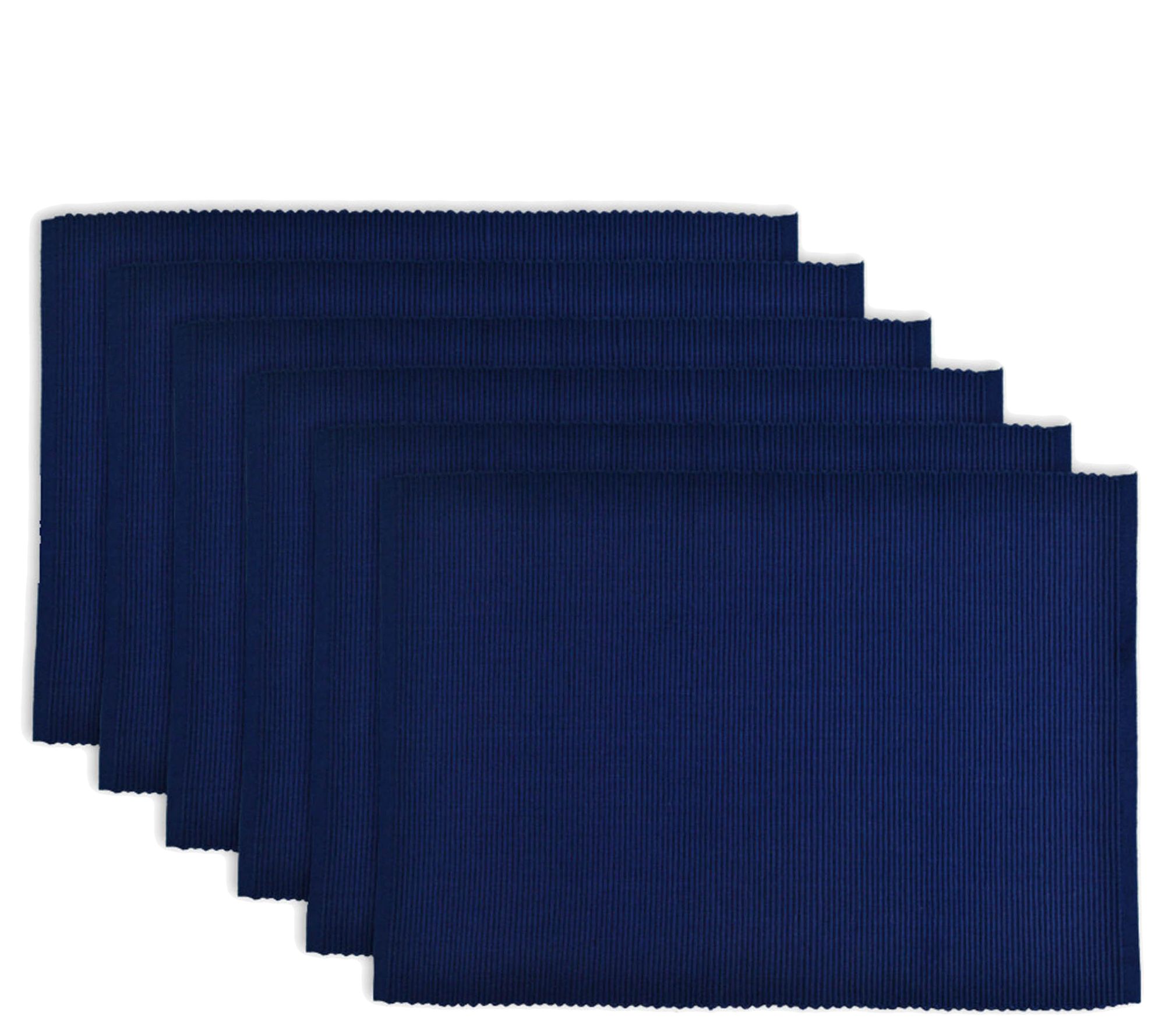 Design Imports Ribbed Placemat Set of 6