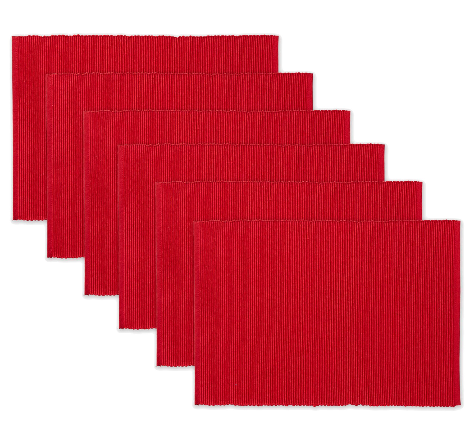 Design Imports Ribbed Placemat Set of 6