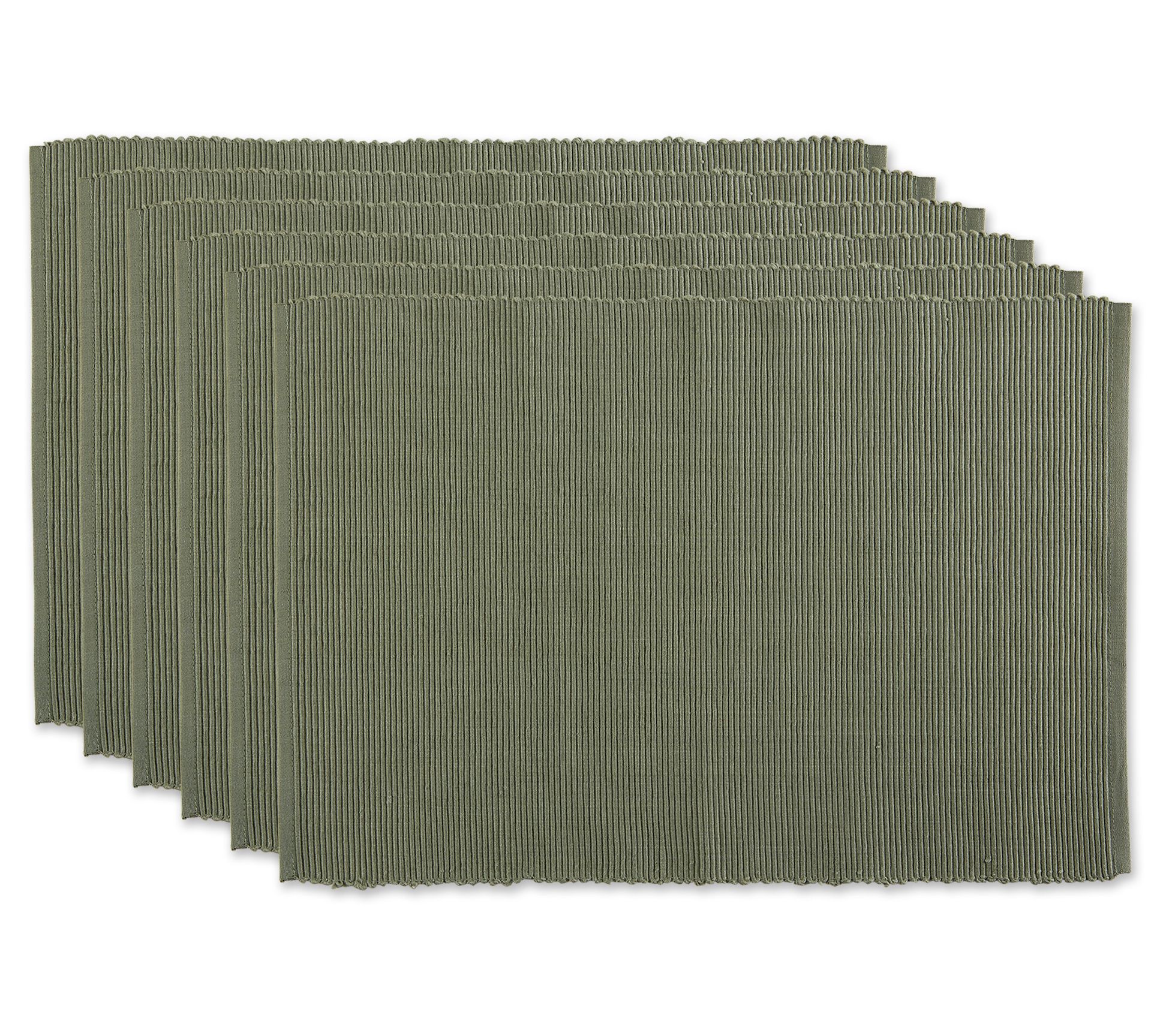 Design Imports Ribbed Placemat Set of 6