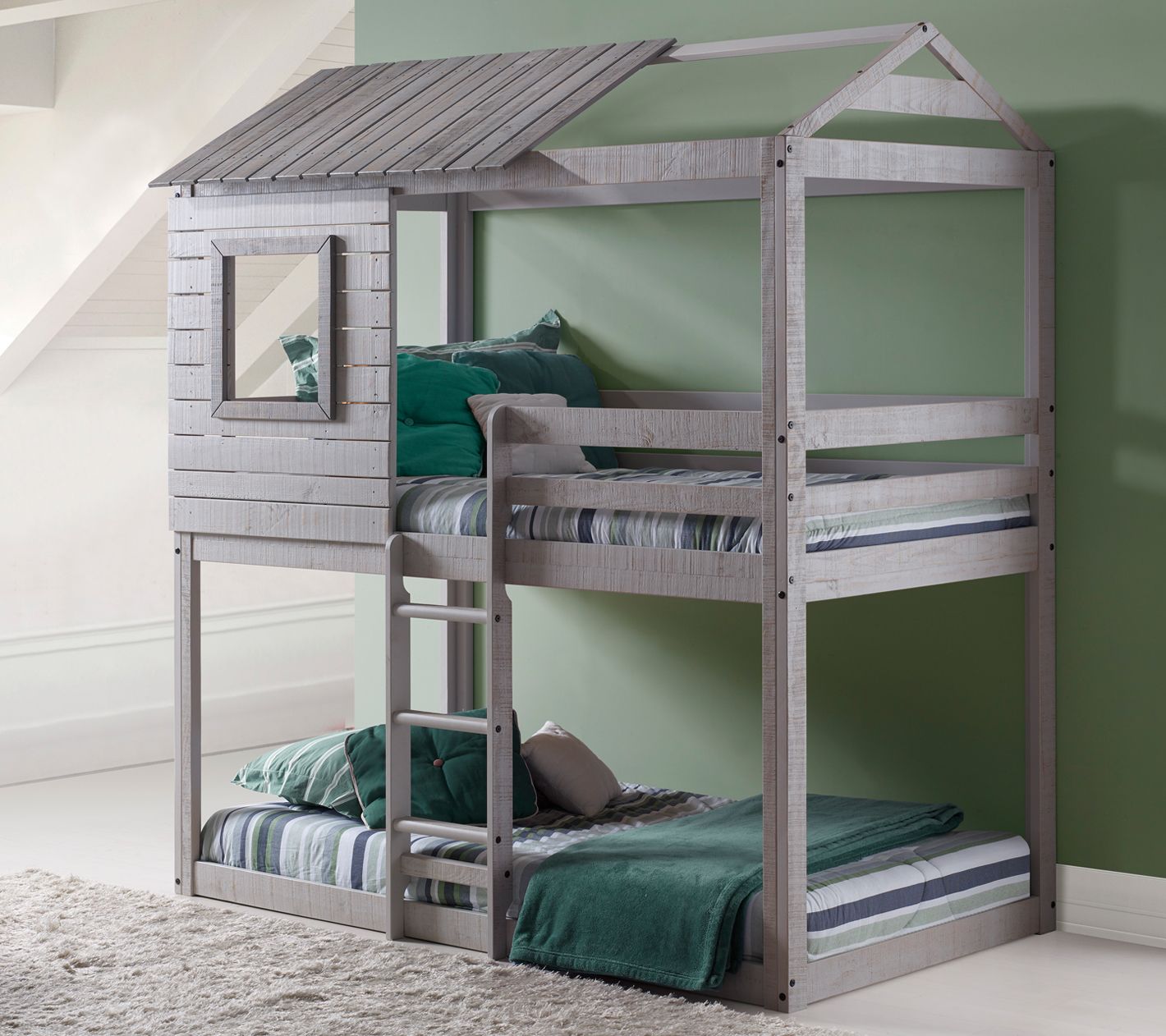 Deer Blind Bunk Bed Loft Qvc Com, Rothman Furniture Bunk Beds