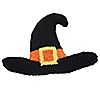C&F Home 12" x 8" Witch Hat Shaped Hooked ThrowPillow