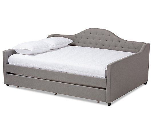 Eliza Modern and Contemporary  Upholstered Daybed Trundle