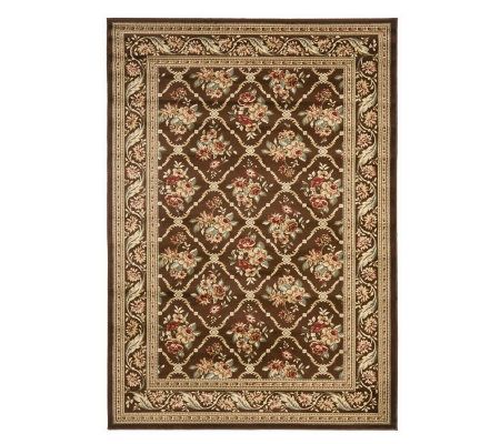 Lyndhurst Floral Lattice Power Loomed 8' x 11'Rug