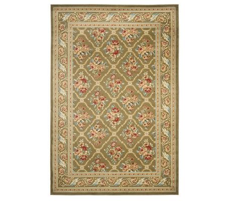 Lyndhurst Floral Lattice Power Loomed 8' x 11'Rug