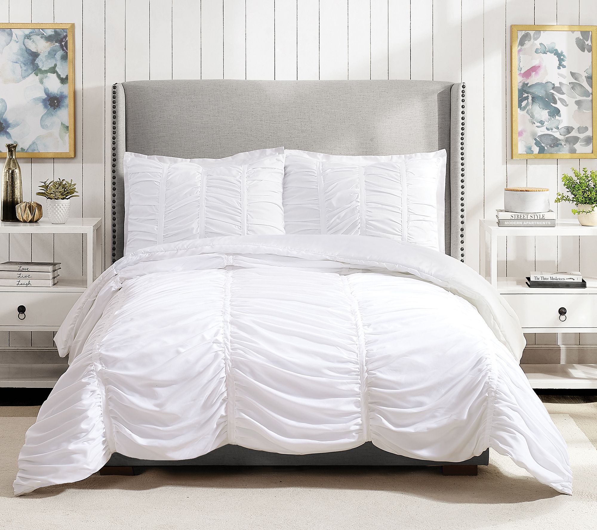 Modern Heirloom Emily F/Q Comforter Set - 3 Piece
