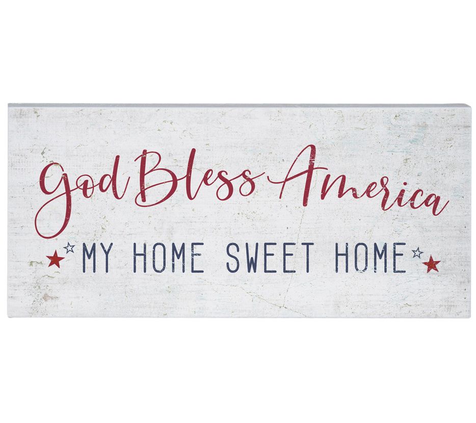 God Bless America Wall Art by Sincere Surroundings