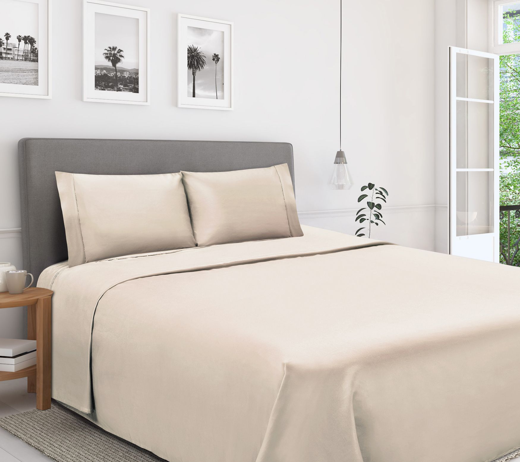 Superior 1200-TC Egyptian Cotton 4-Piece Sheett Cal King