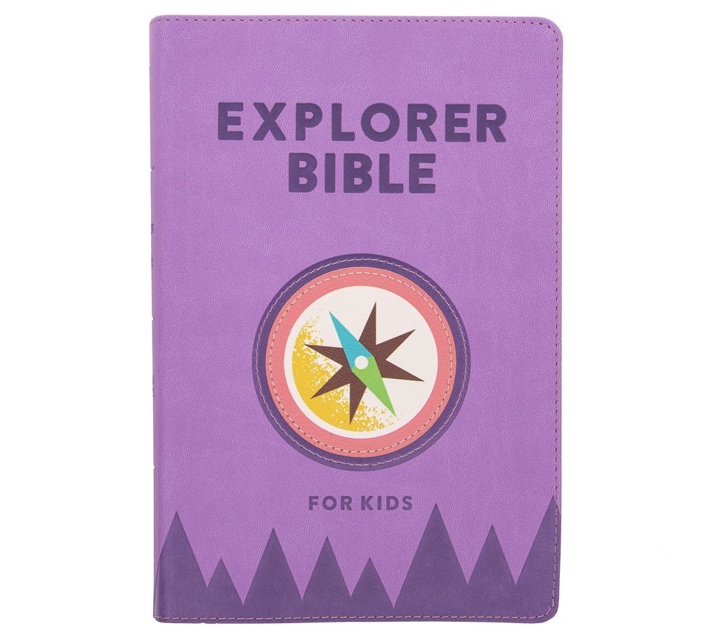 LifeWay LeatherTouch CSB Explorer Bible for Kids with QR Codes - QVC.com