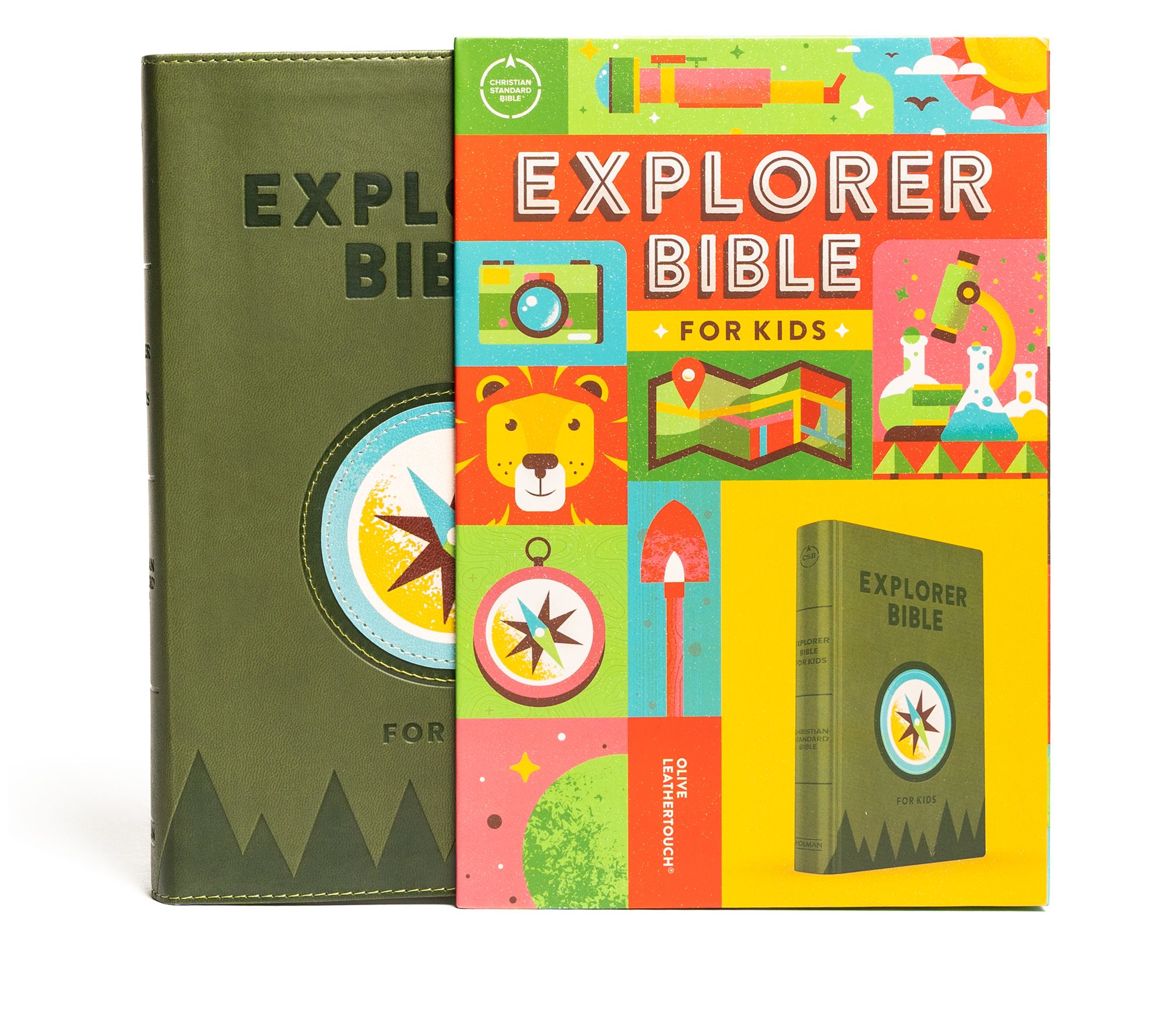 LifeWay LeatherTouch CSB Explorer Bible for Kids with QR Codes - QVC.com