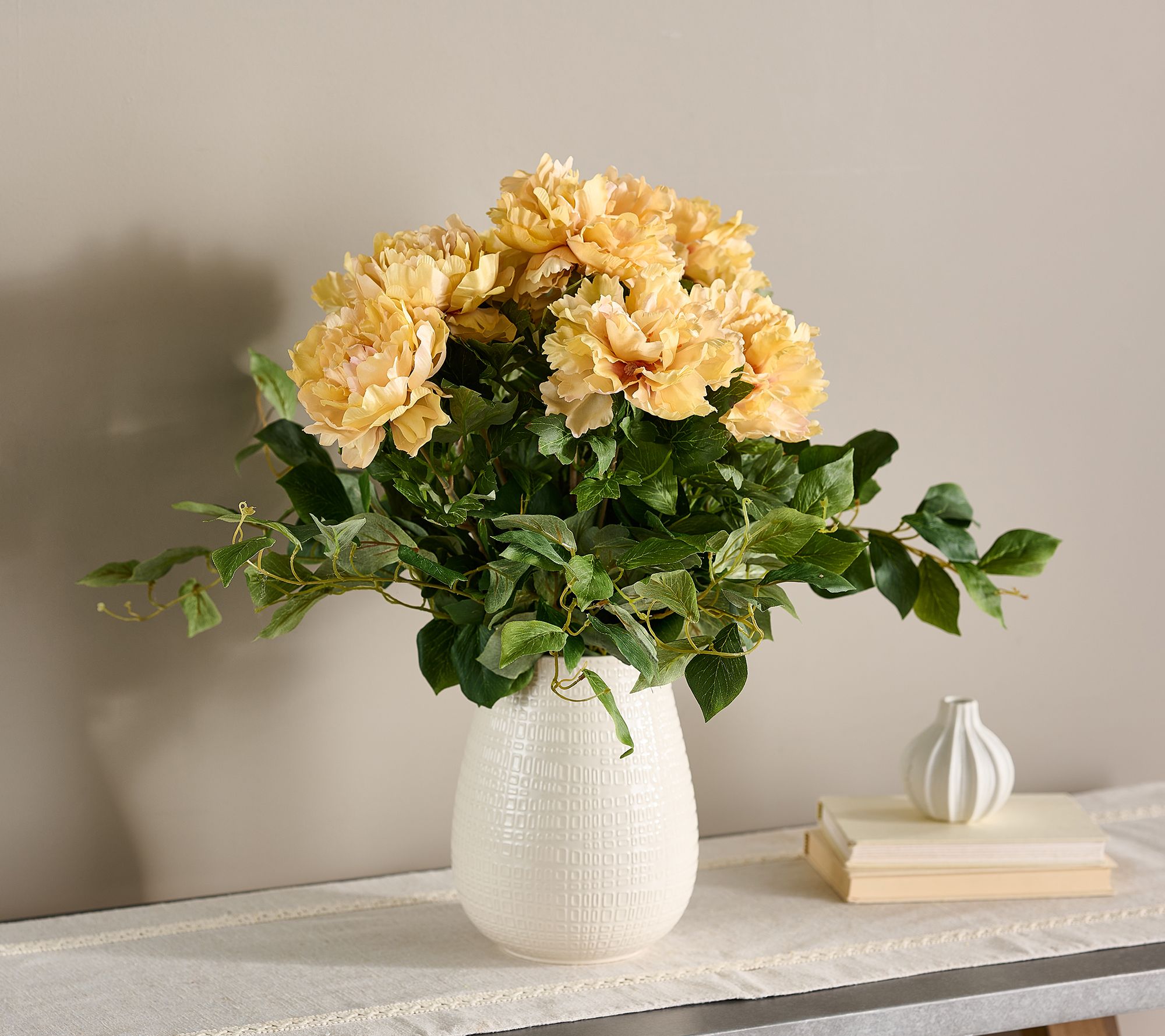 "As Is" Indoor/ Outdoor Peony Deluxe Urn Filler by Valerie