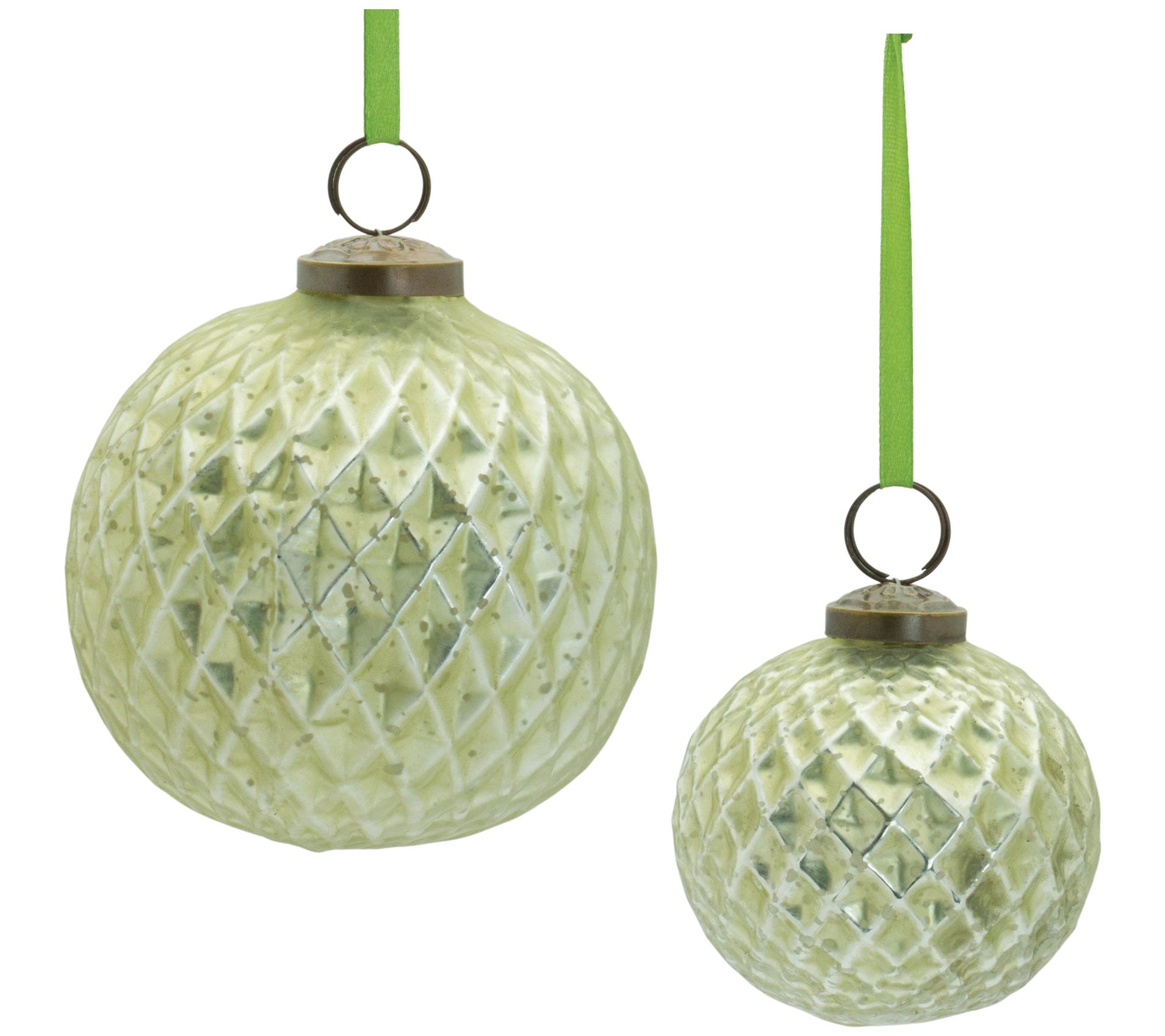 Melrose Textured Glass Ball Ornament (Set of 6)