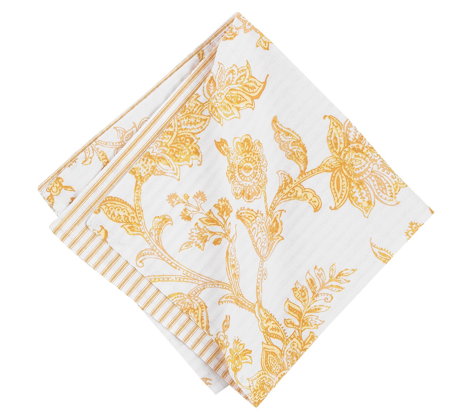 Miriam Damask Napkin Set of 6 by Valerie - QVC.com