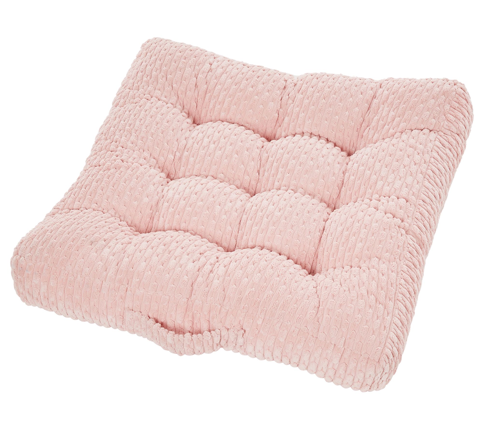 Sorra Home Indoor Corduroy Tufted Floor Pillow Single