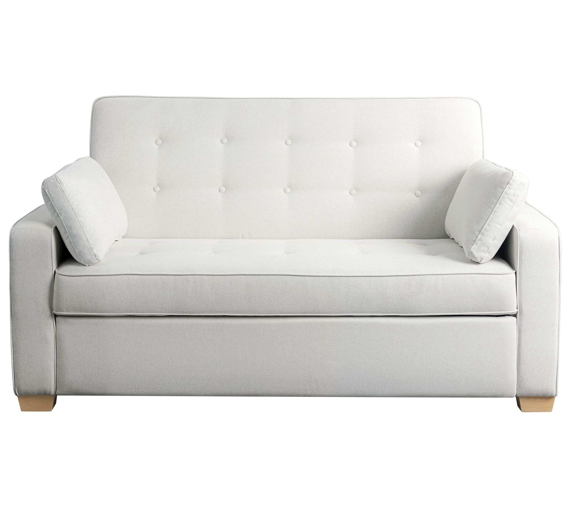 Serta Ayva Queen Size Convertible Sofa in Polyester Fabric