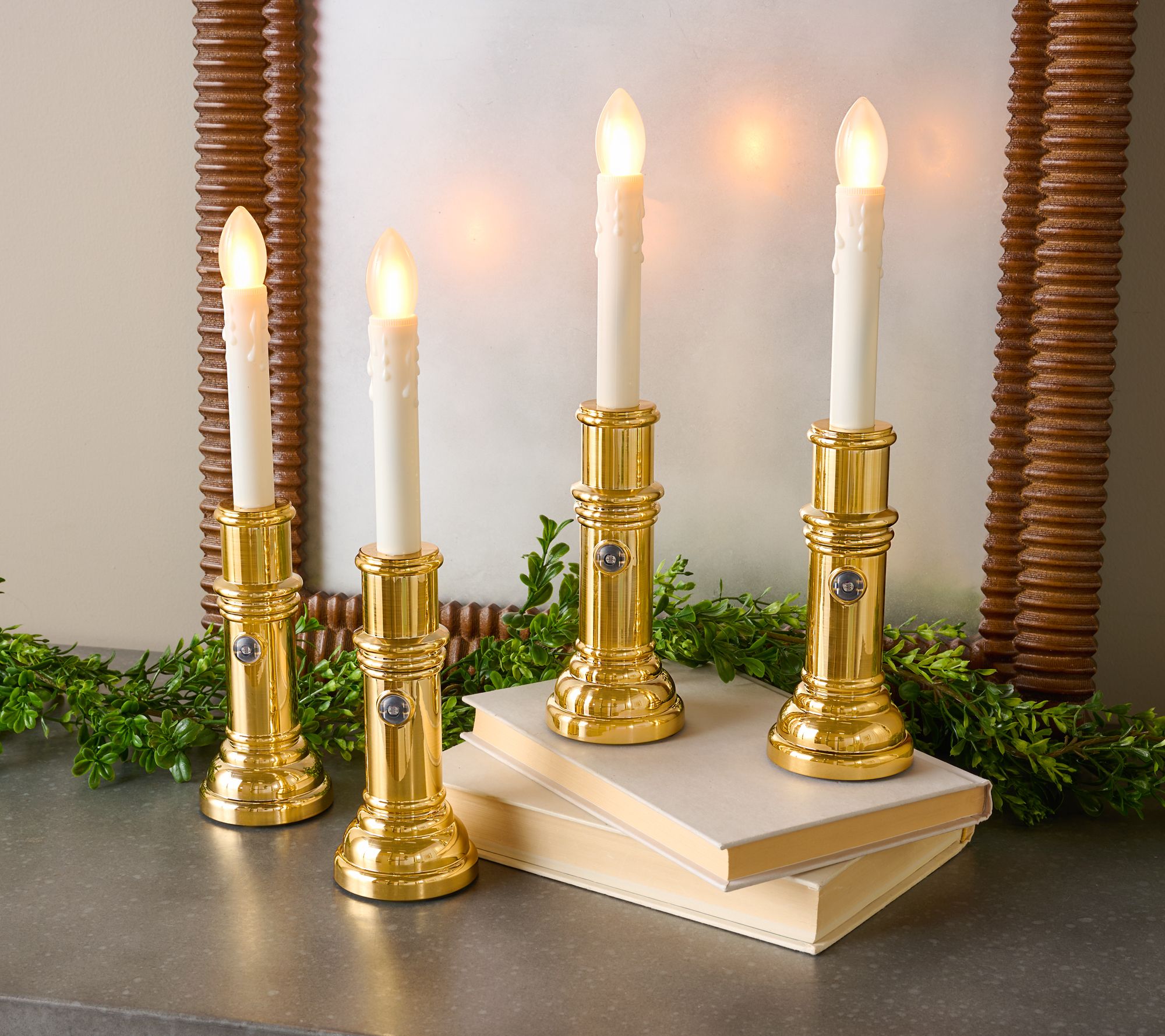 Bethlehem Lights (4) Pure Glow Premium Slim Window Candles