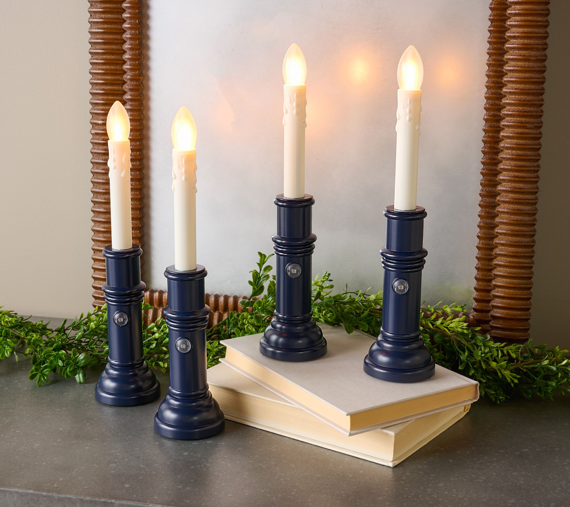 Bethlehem Lights (4) Pure Glow Premium Slim Window Candles